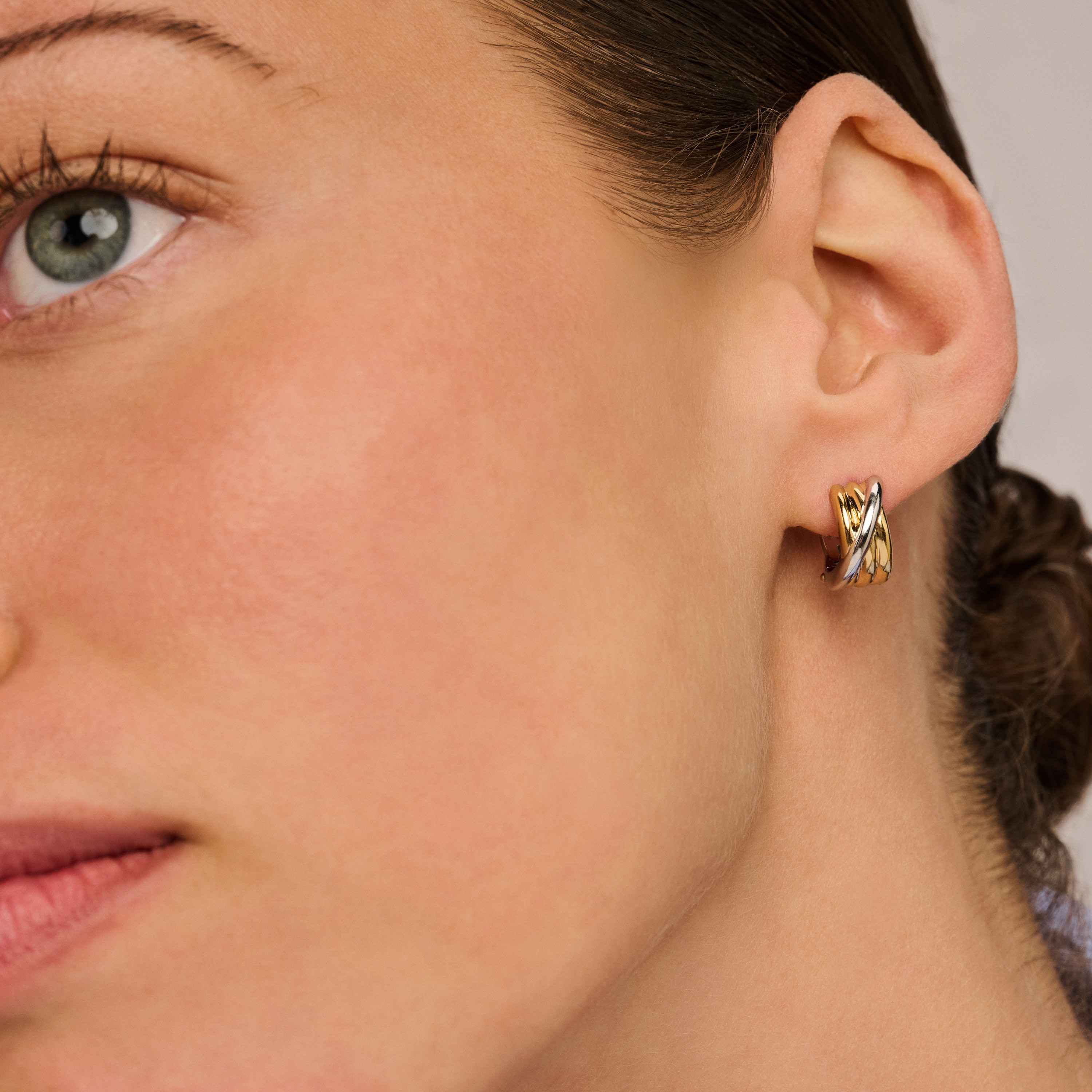 Bicolor Crossover Hoops - Image 7