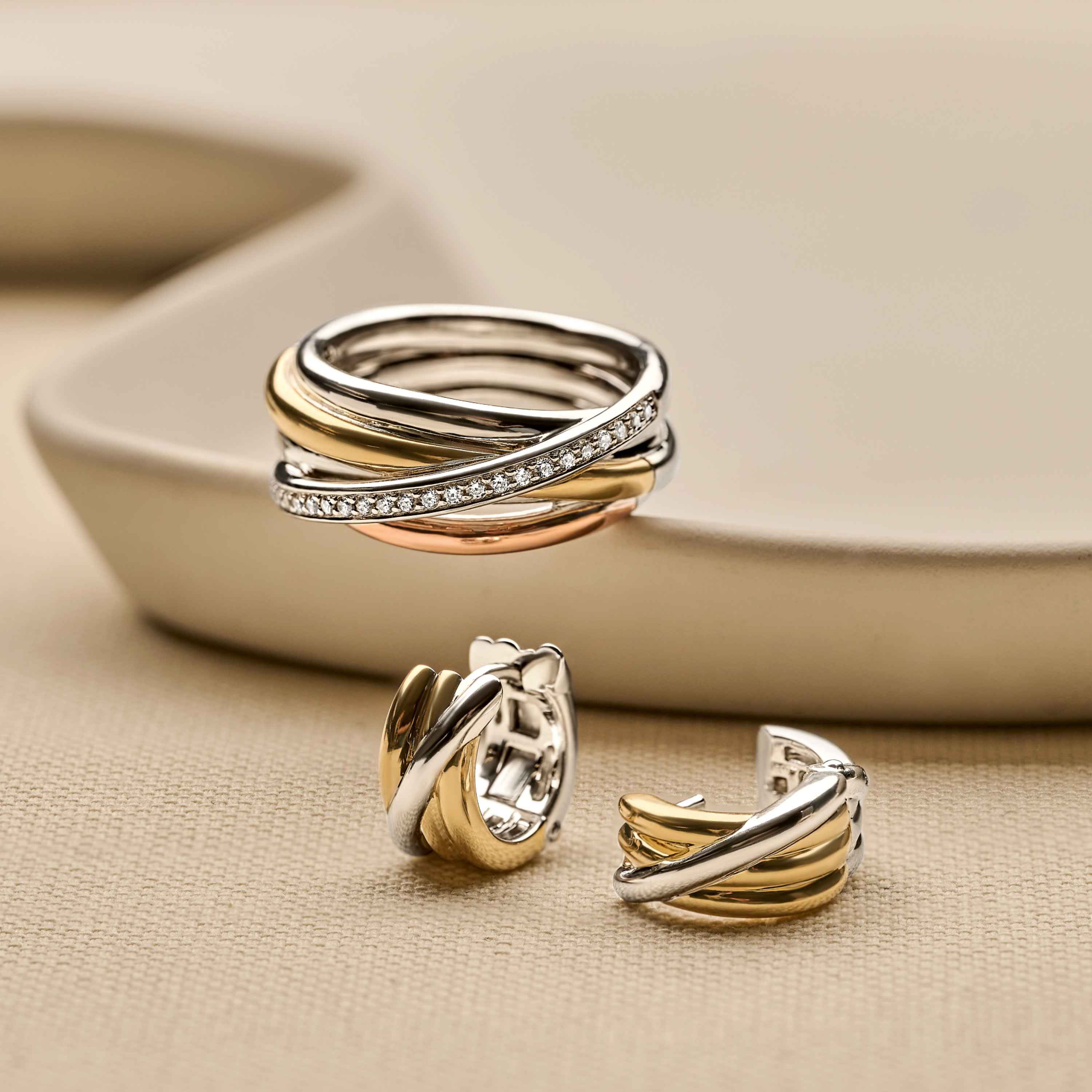 Bicolor Crossover Hoops - Image 9