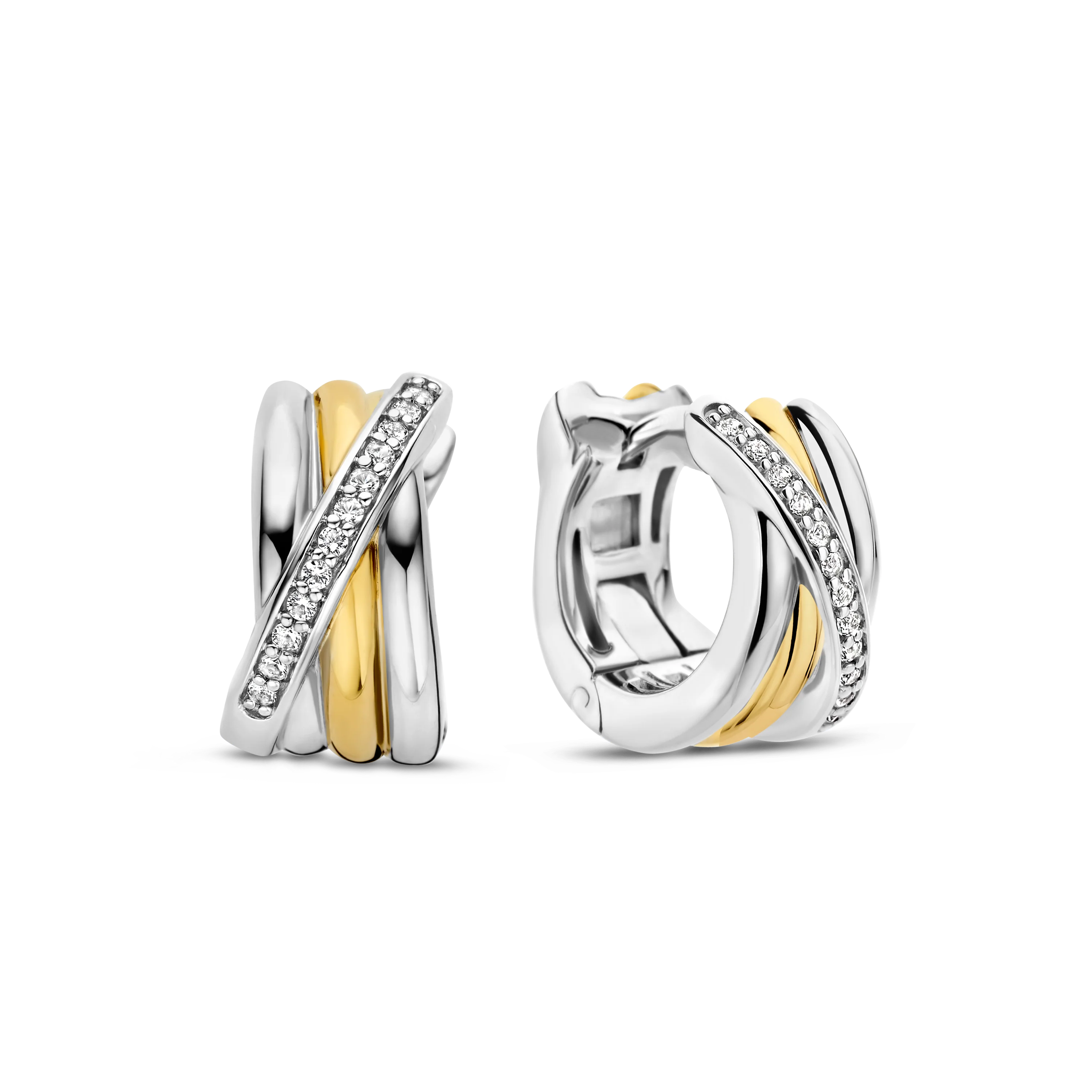 Zirkonia Crossover Hoops