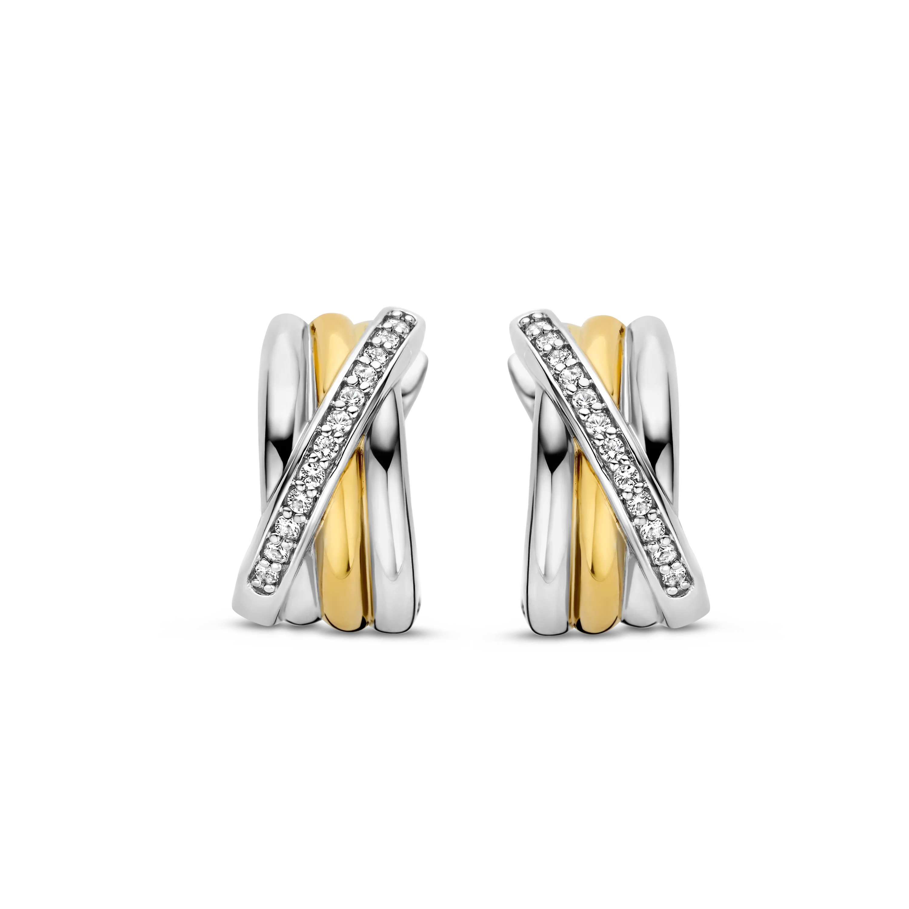 Zirkonia Crossover Hoops - Image 2