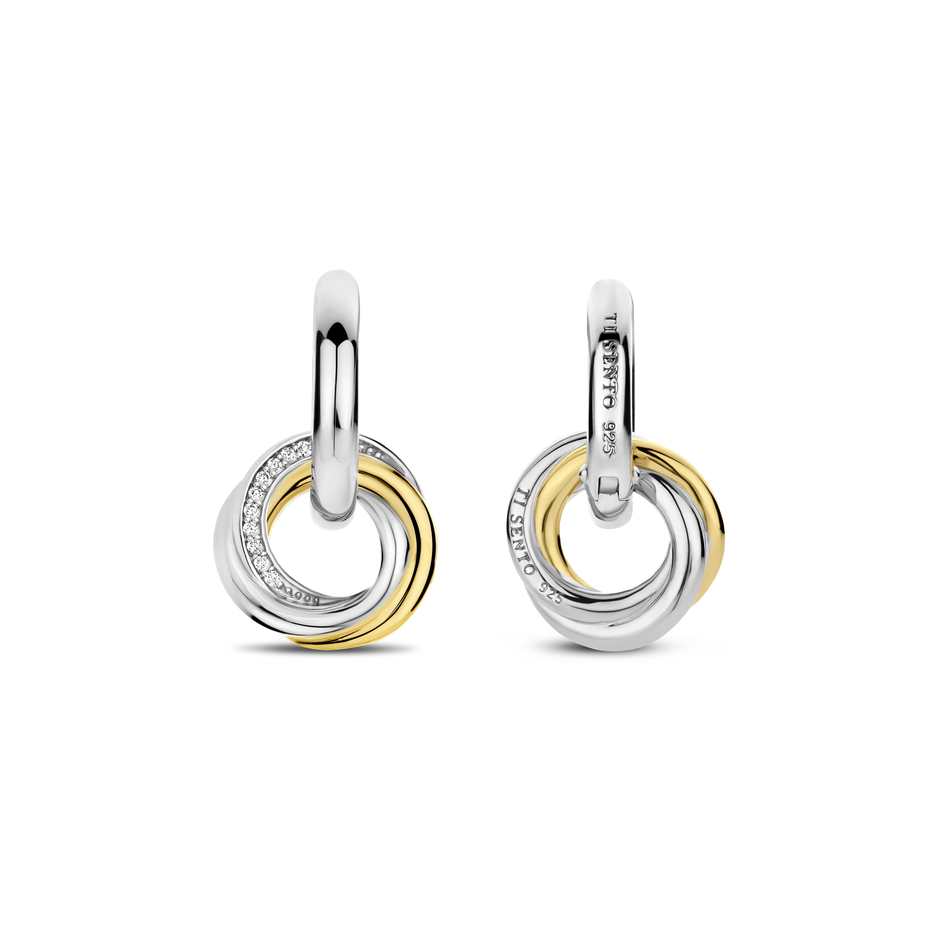 Zirkonia Crossover Cirkel Hoops - Image 4
