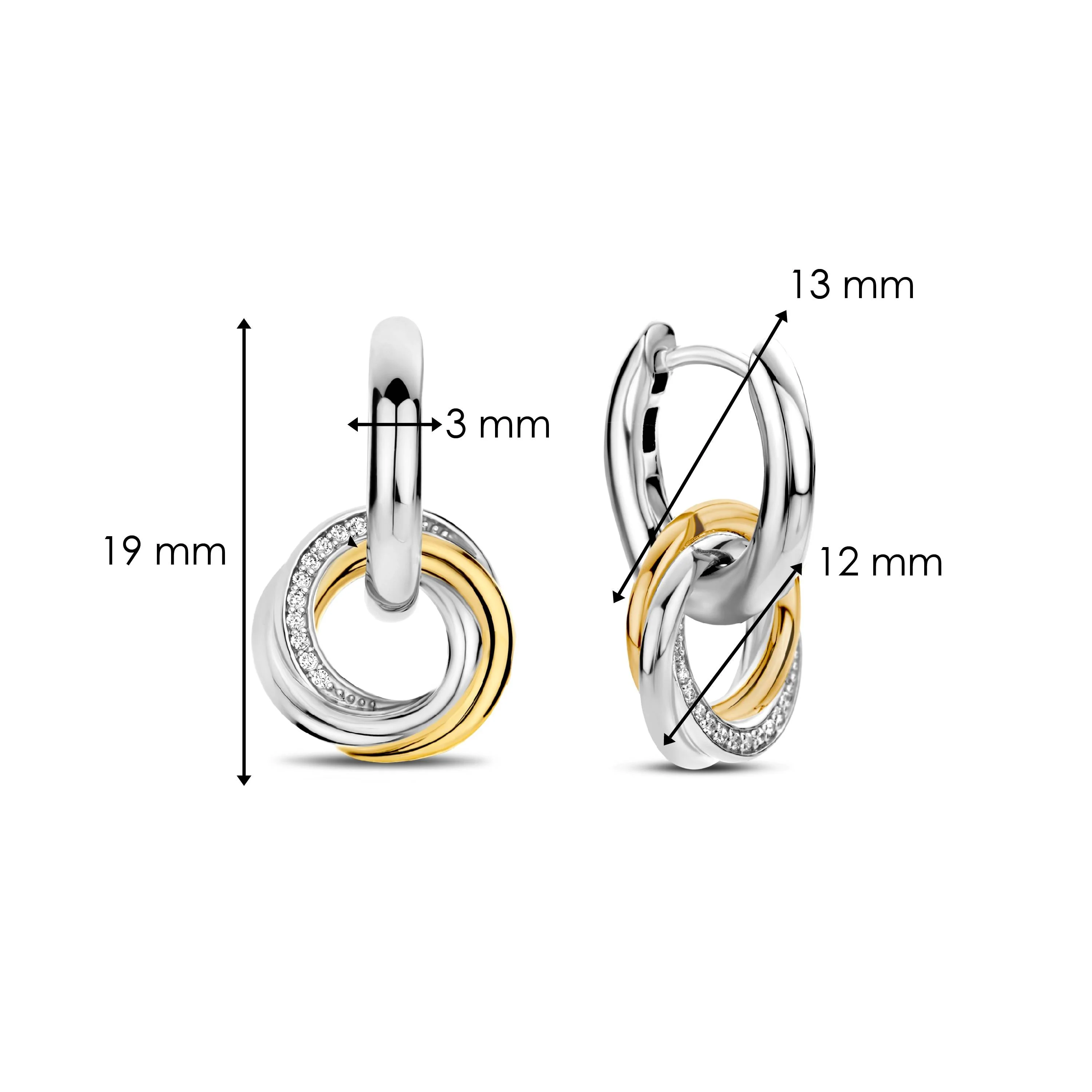 Zirkonia Crossover Cirkel Hoops - Image 6