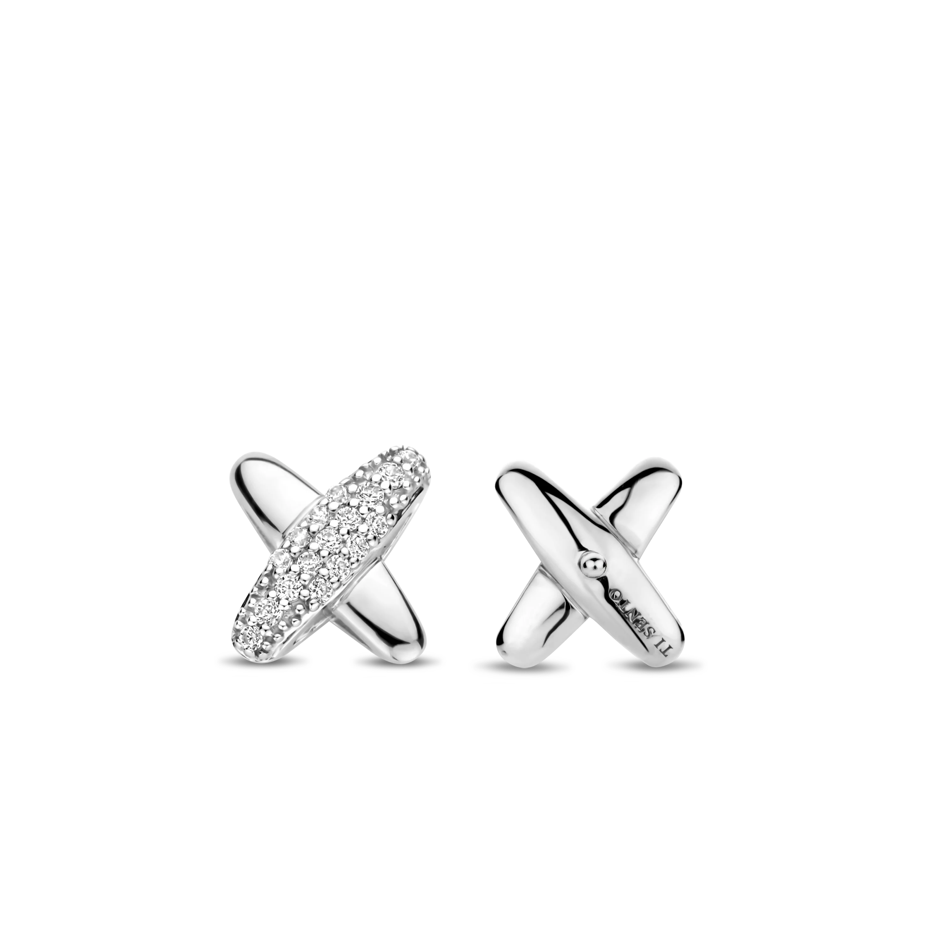 Zirkonia Cross Oorbellen - Image 3