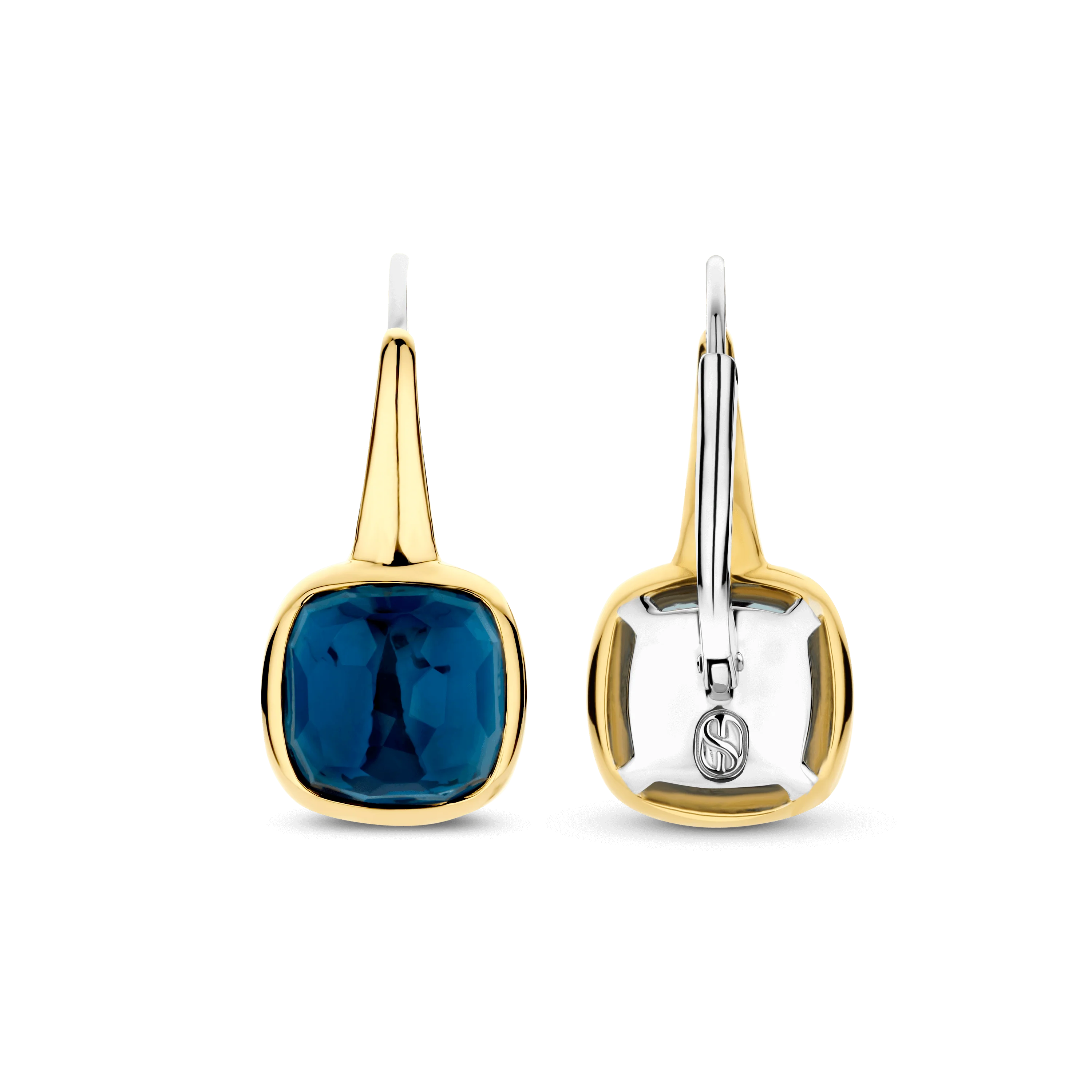 Blauwe Cushion Hoops - Image 3