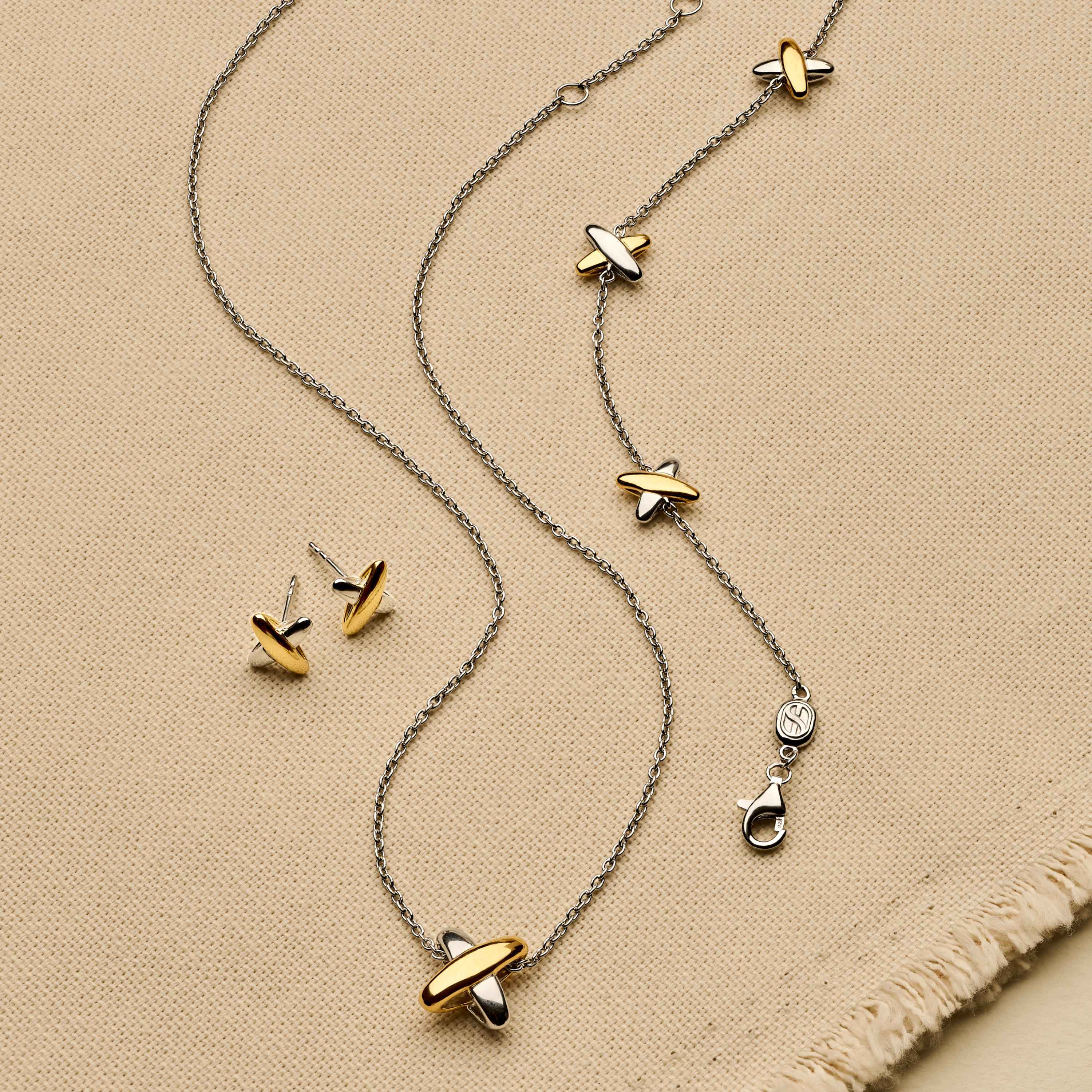 Bicolor Cross Ketting - Image 11