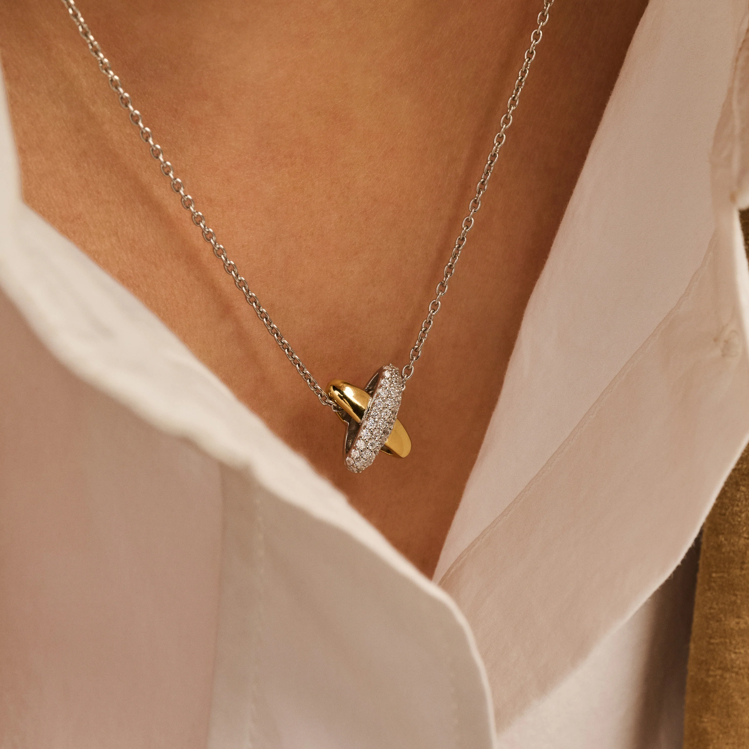 Zirkonia Cross Ketting - Image 11