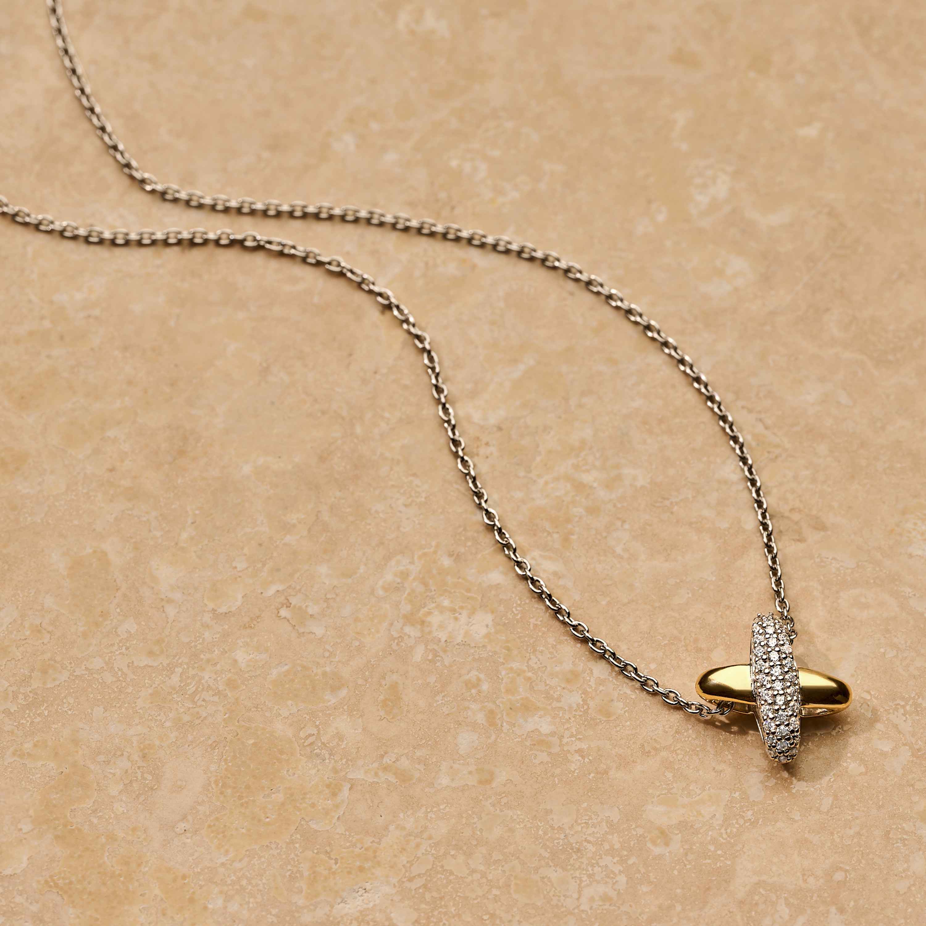 Zirkonia Cross Ketting - Image 9
