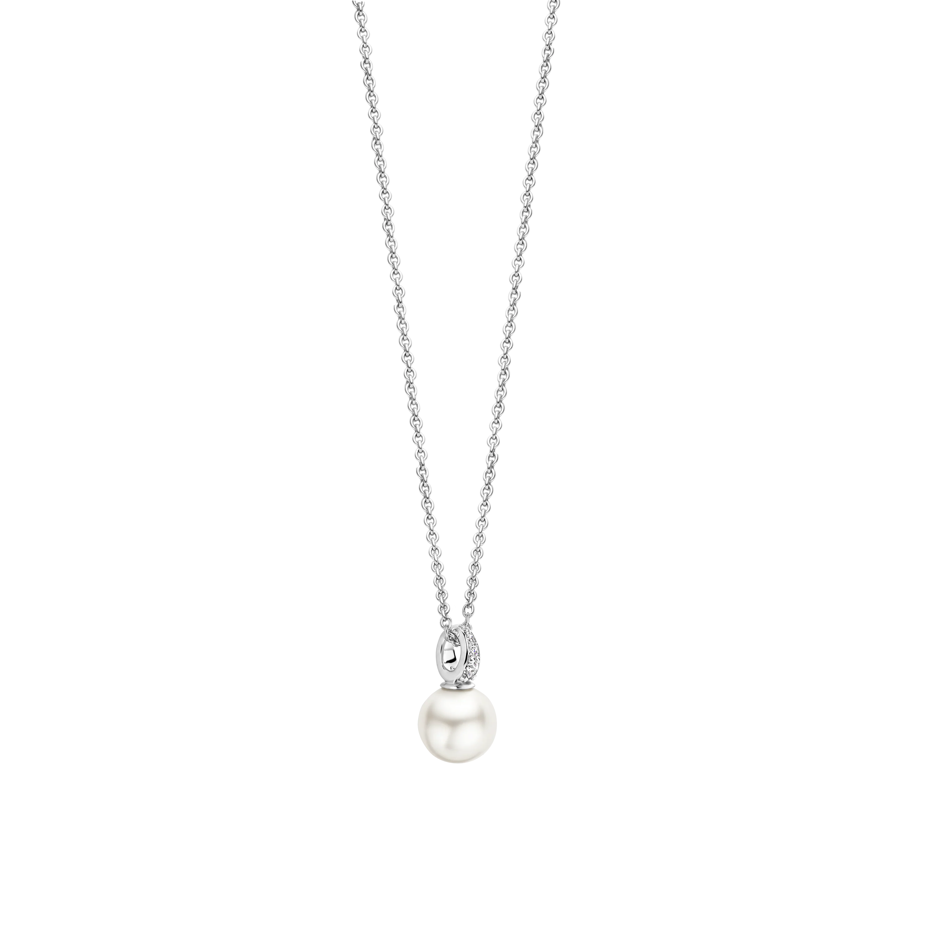 Ketting met parel en zirkonia - Image 2