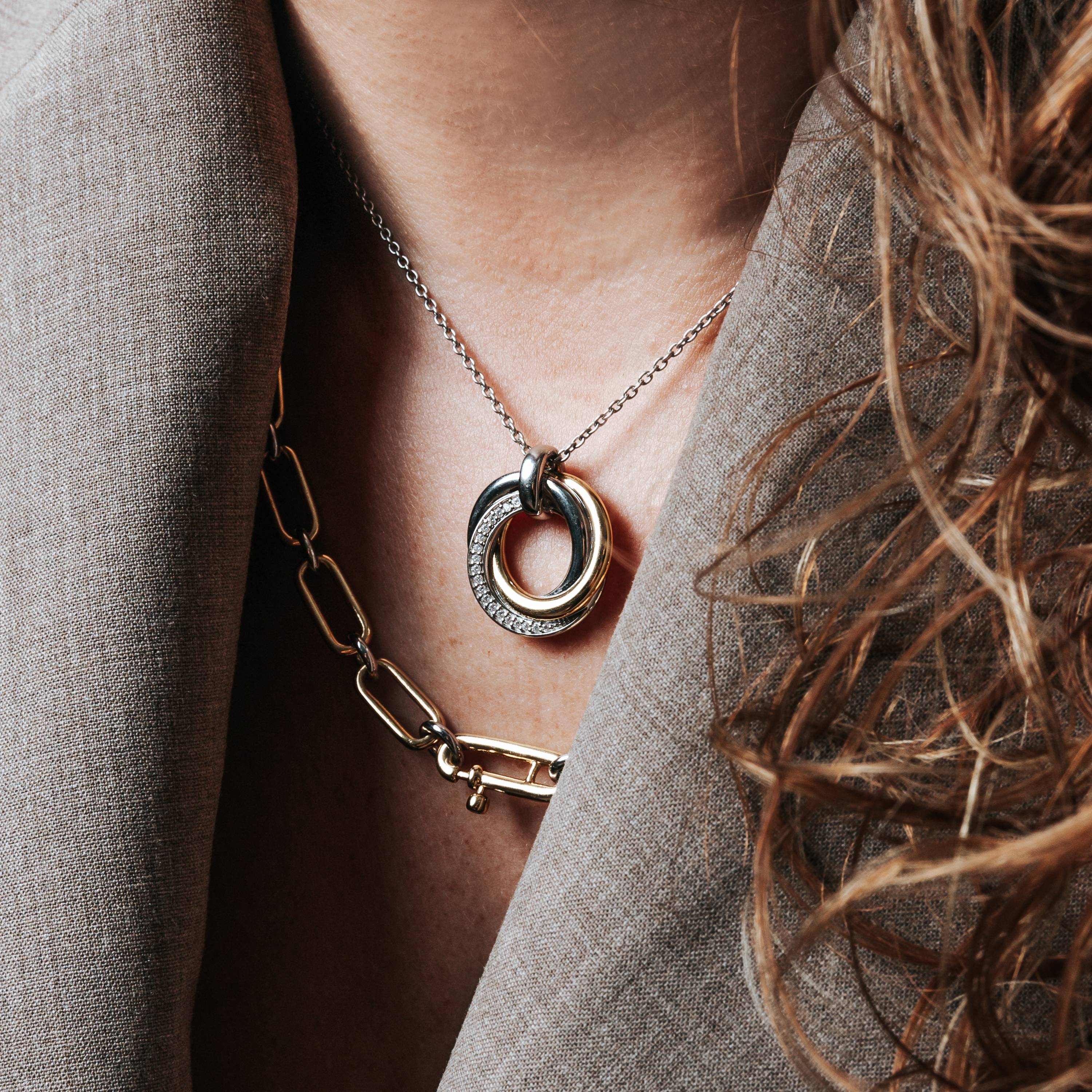 Zirkonia Cirkel Ketting - Image 5