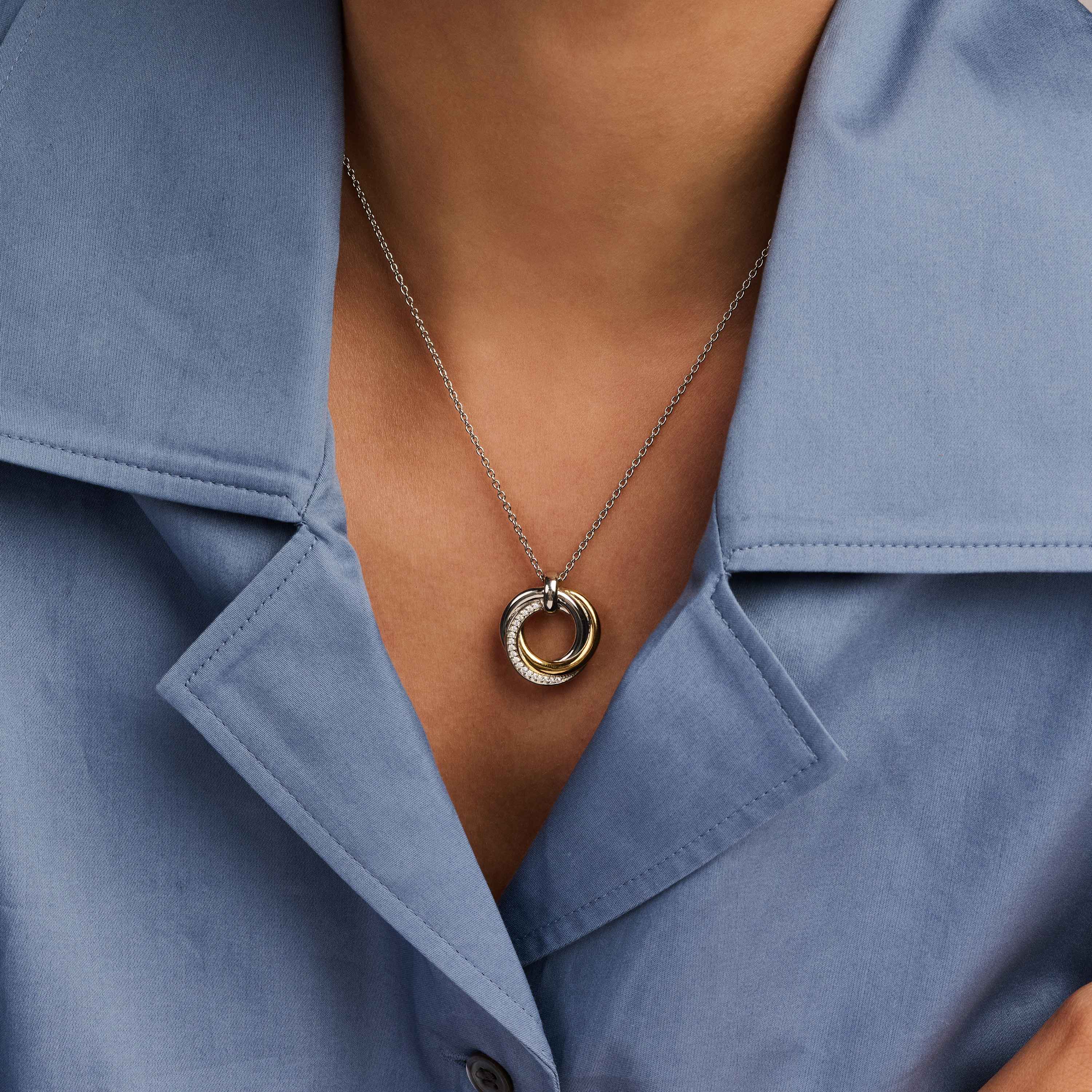 Zirkonia Cirkel Ketting - Image 8