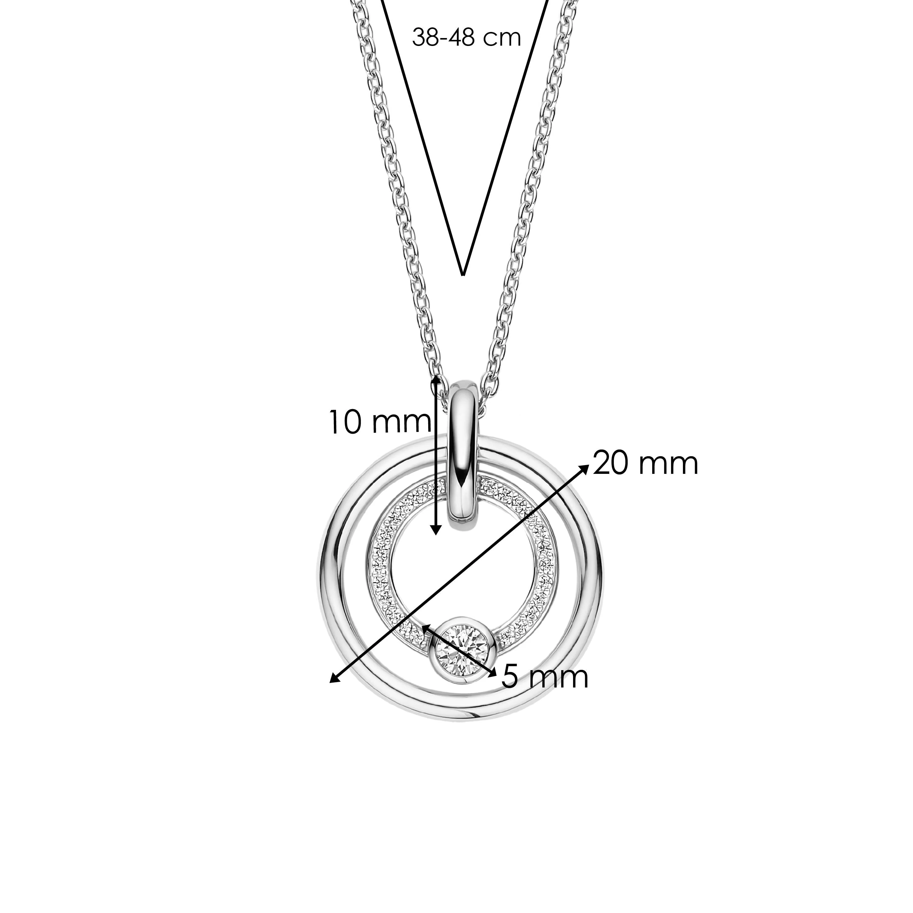 Zirkonia Cirkel Ketting - Image 6