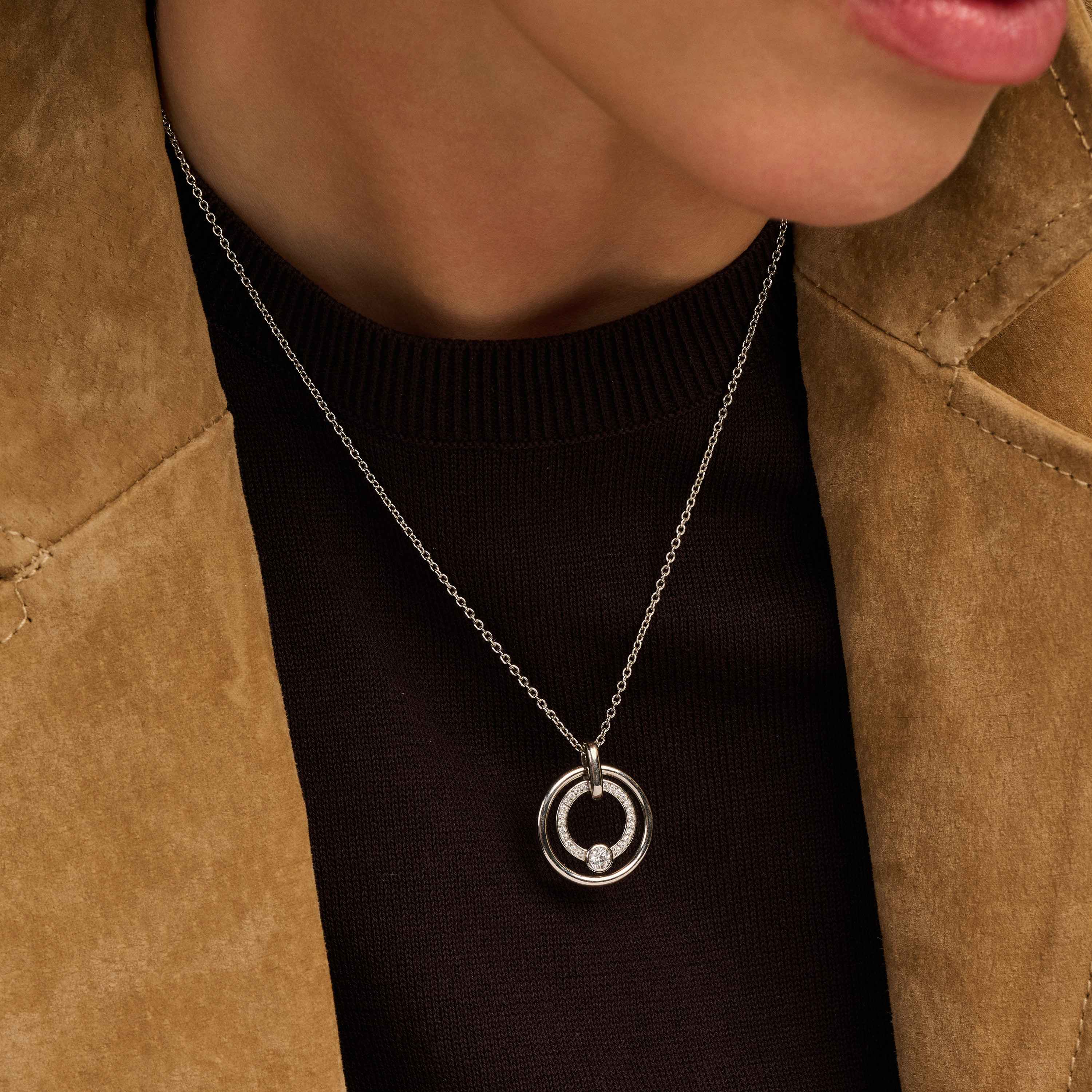Zirkonia Cirkel Ketting - Image 9