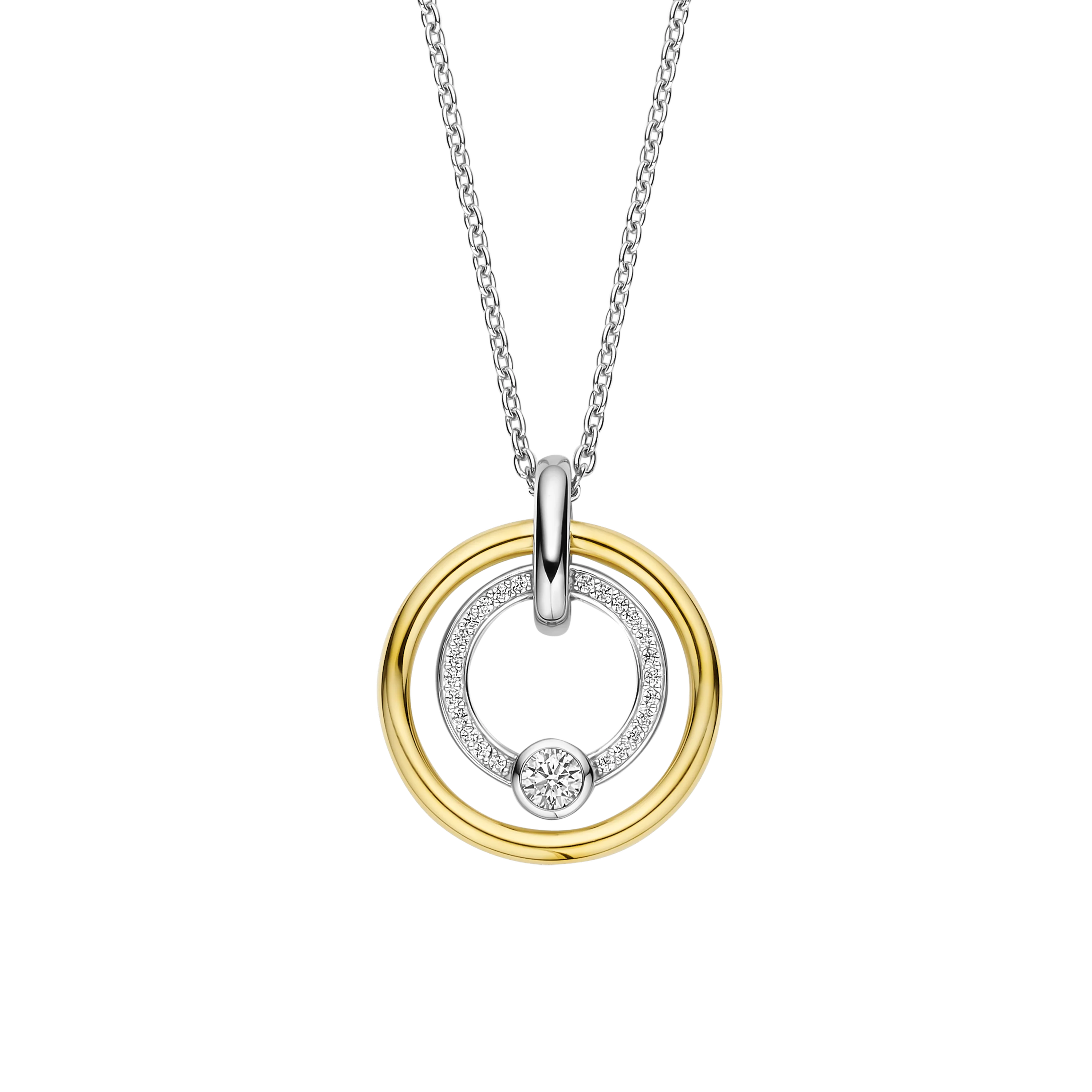 Zirkonia Cirkel Ketting