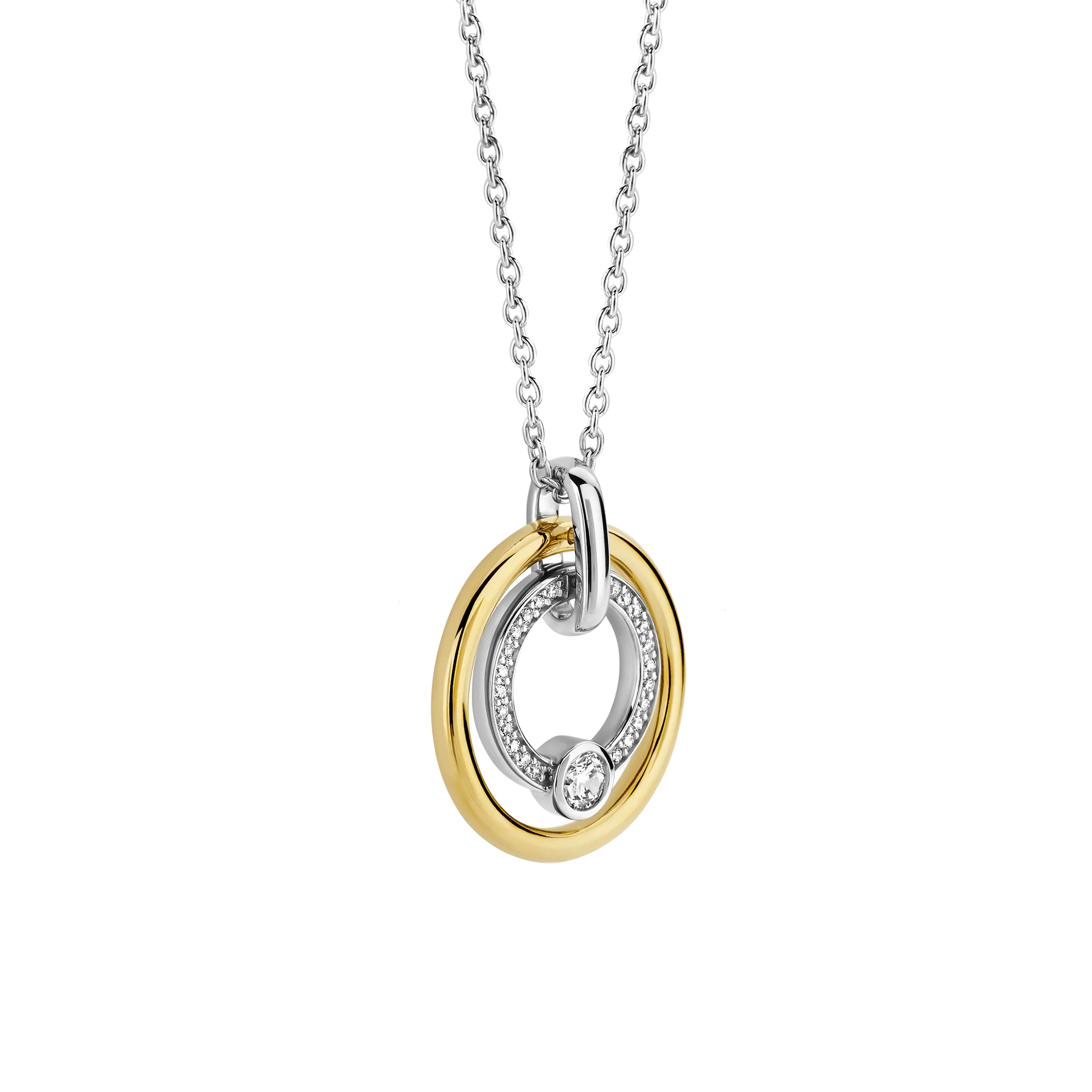 Zirkonia Cirkel Ketting - Image 2