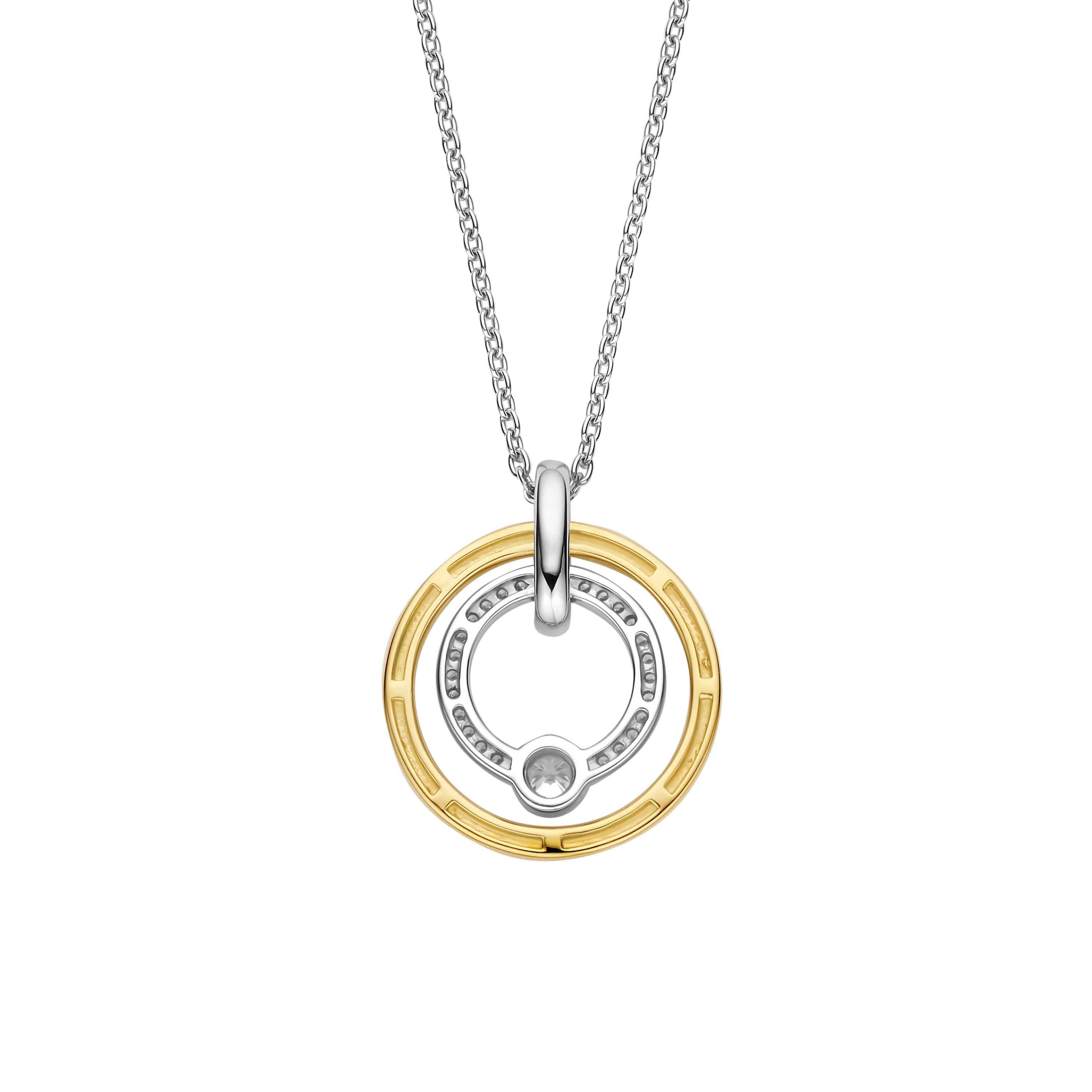 Zirkonia Cirkel Ketting - Image 3