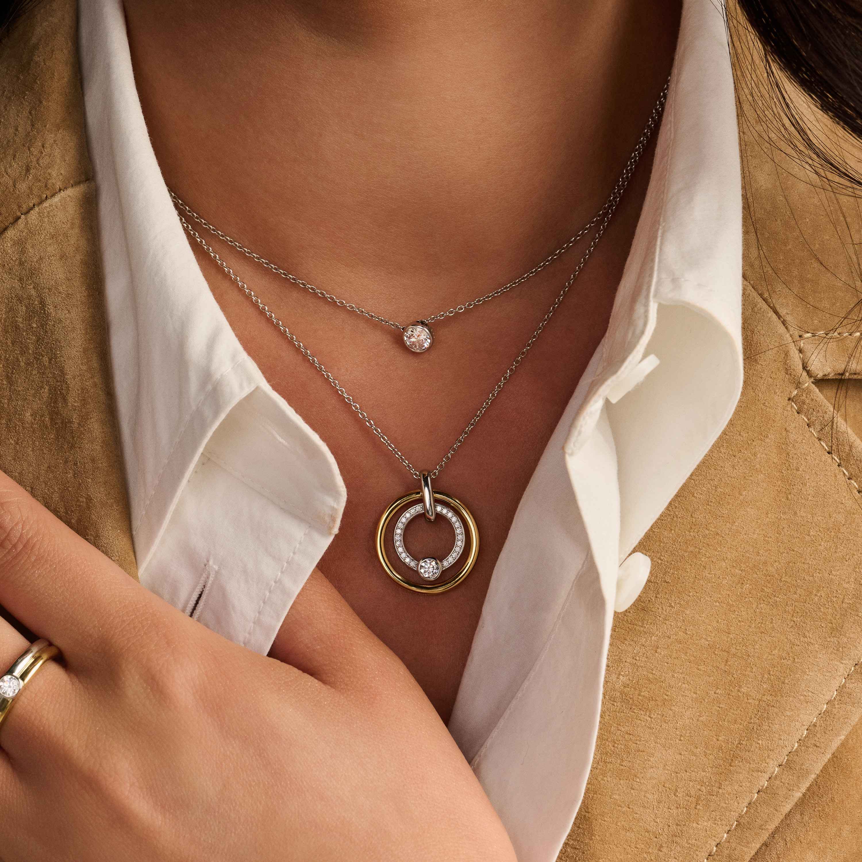 Zirkonia Cirkel Ketting - Image 9