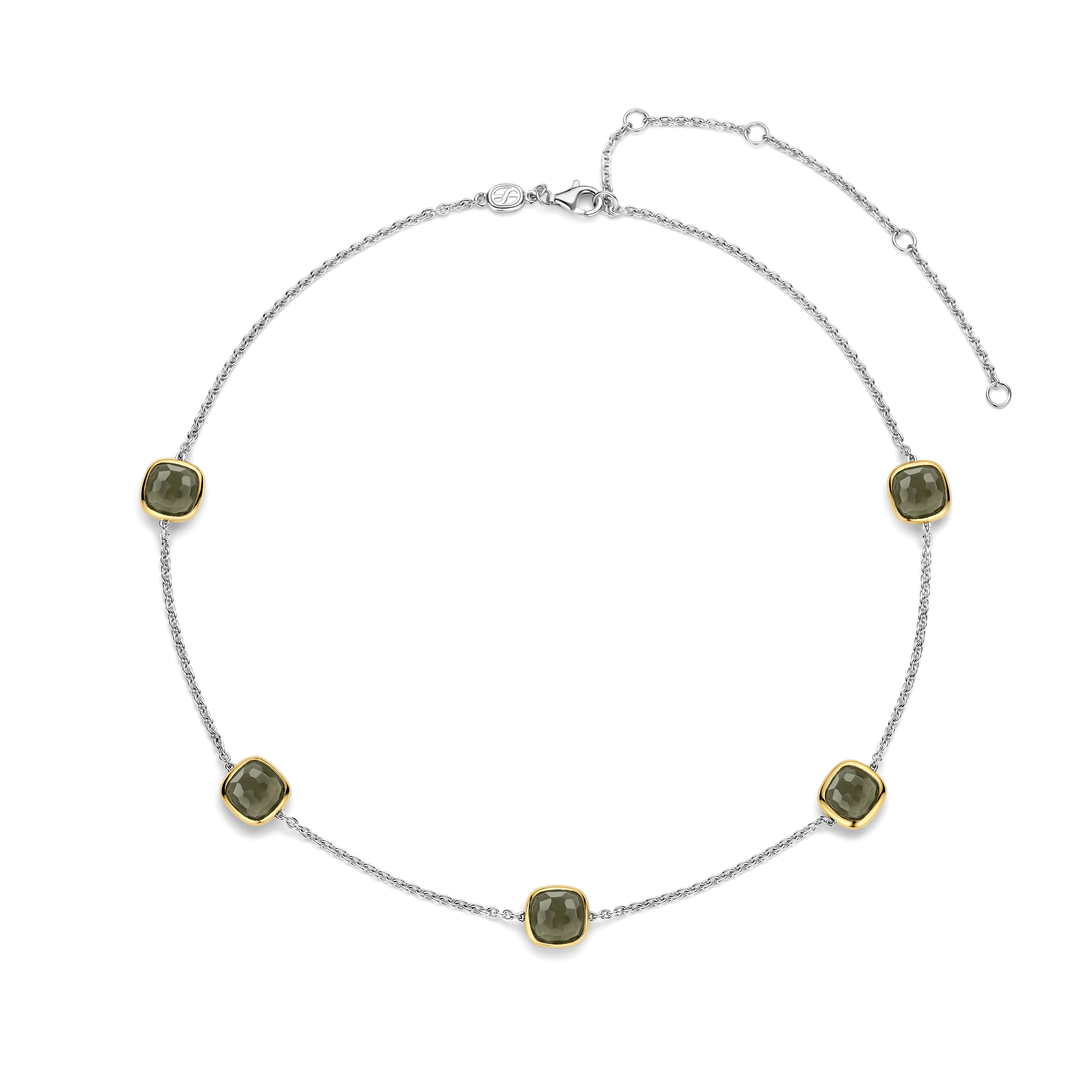 Kaki Cushion Charm Ketting - Image 3