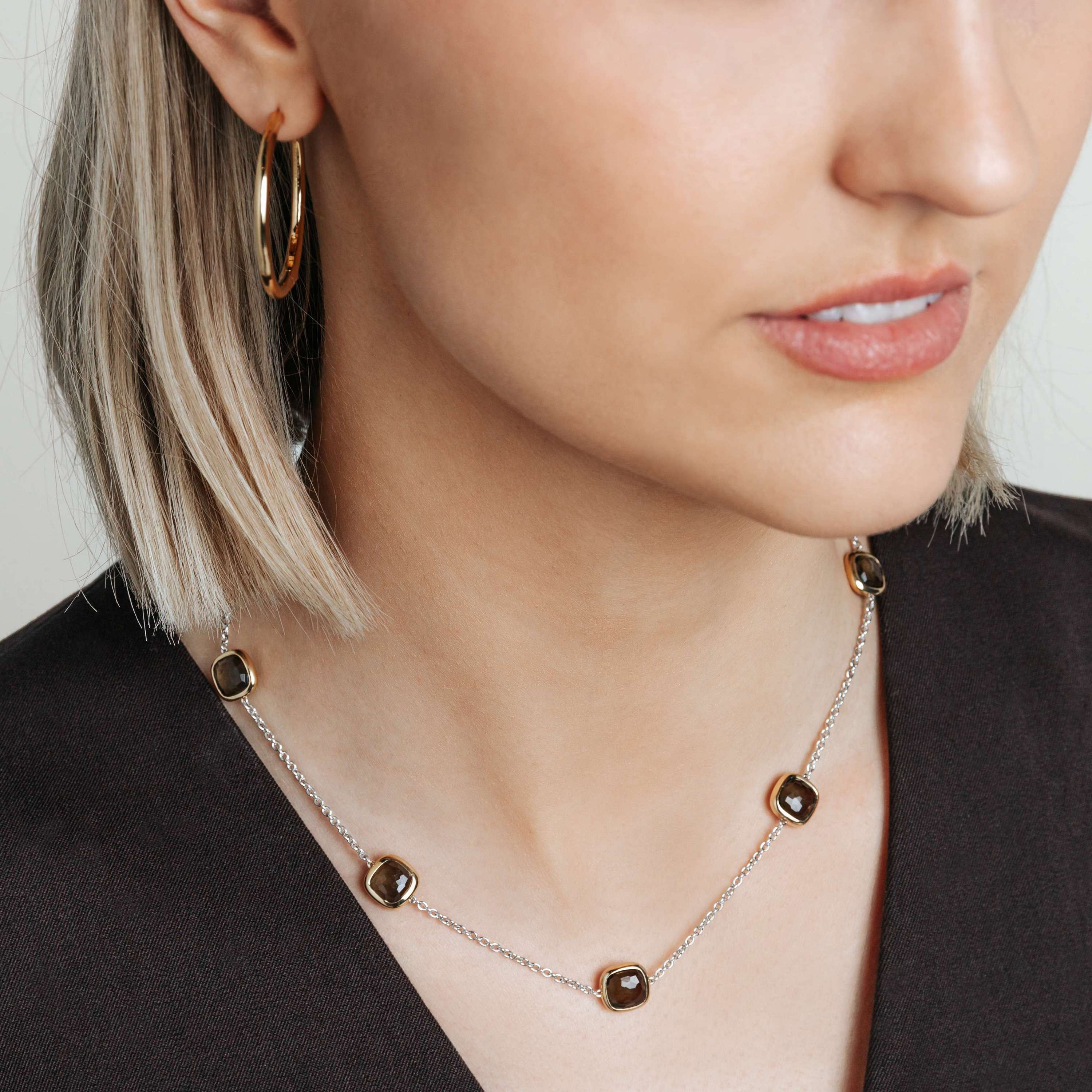 Kaki Cushion Charm Ketting - Image 5