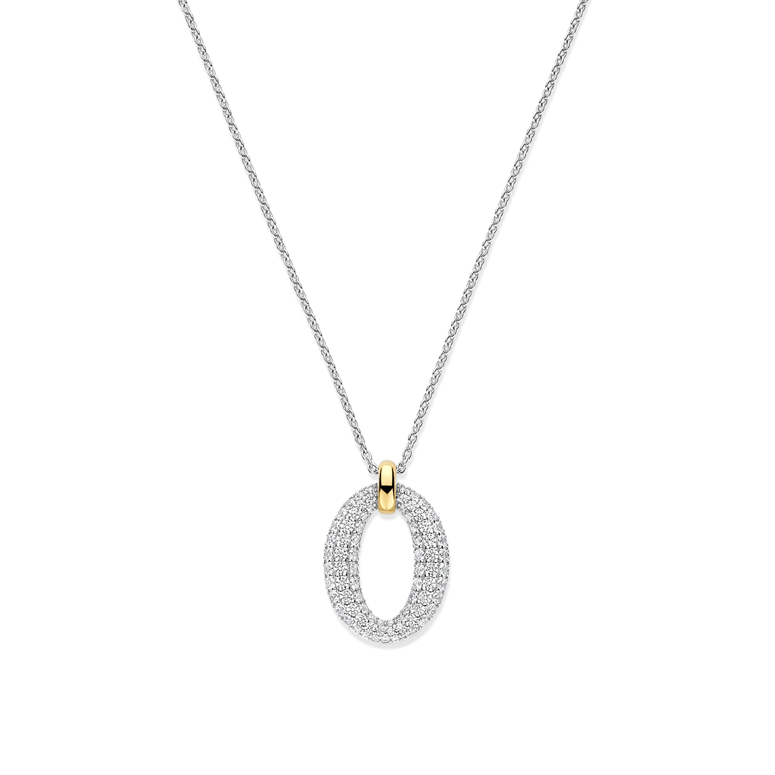 Classic Soft Oval Zirkonia Ketting