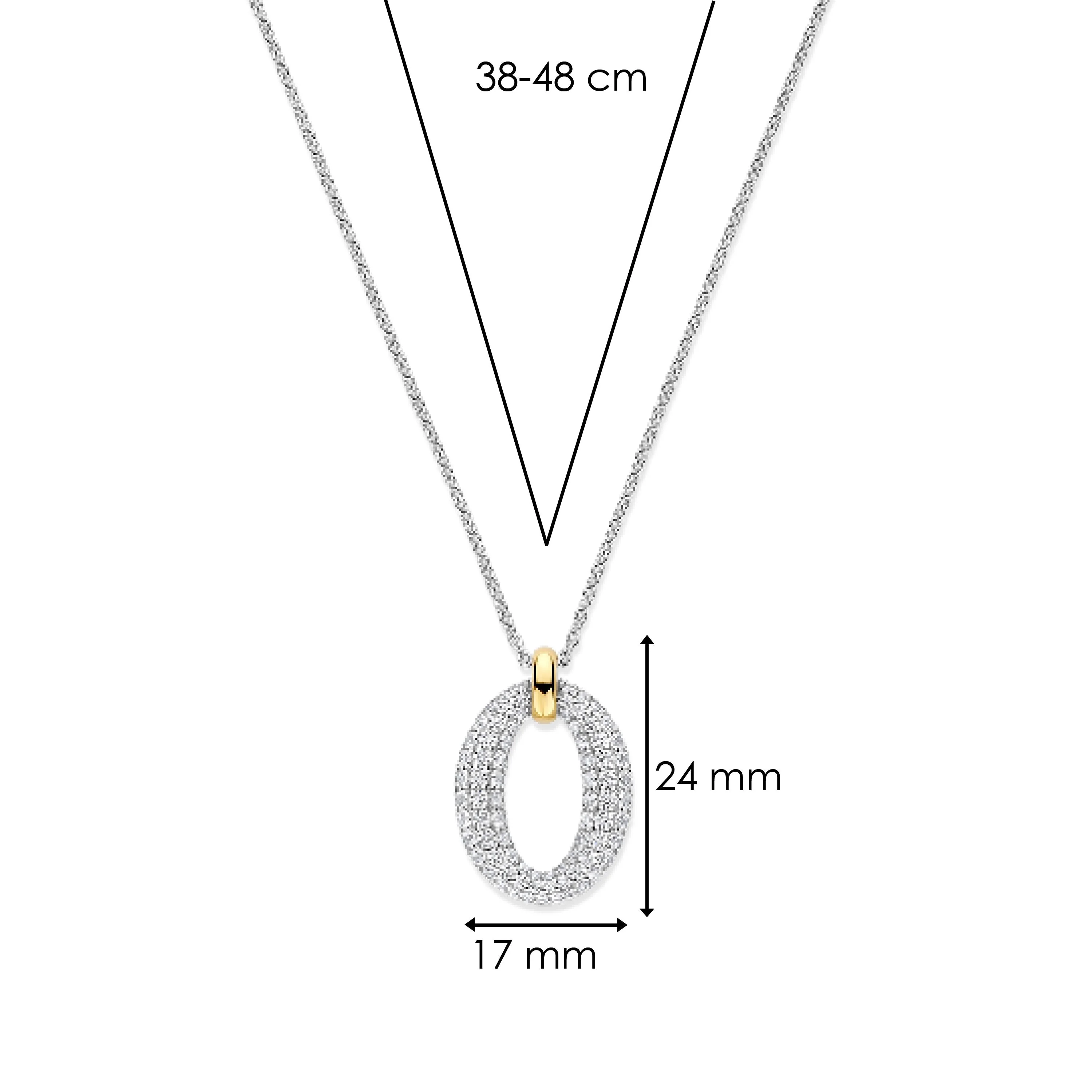 Classic Soft Oval Zirkonia Ketting - Image 5