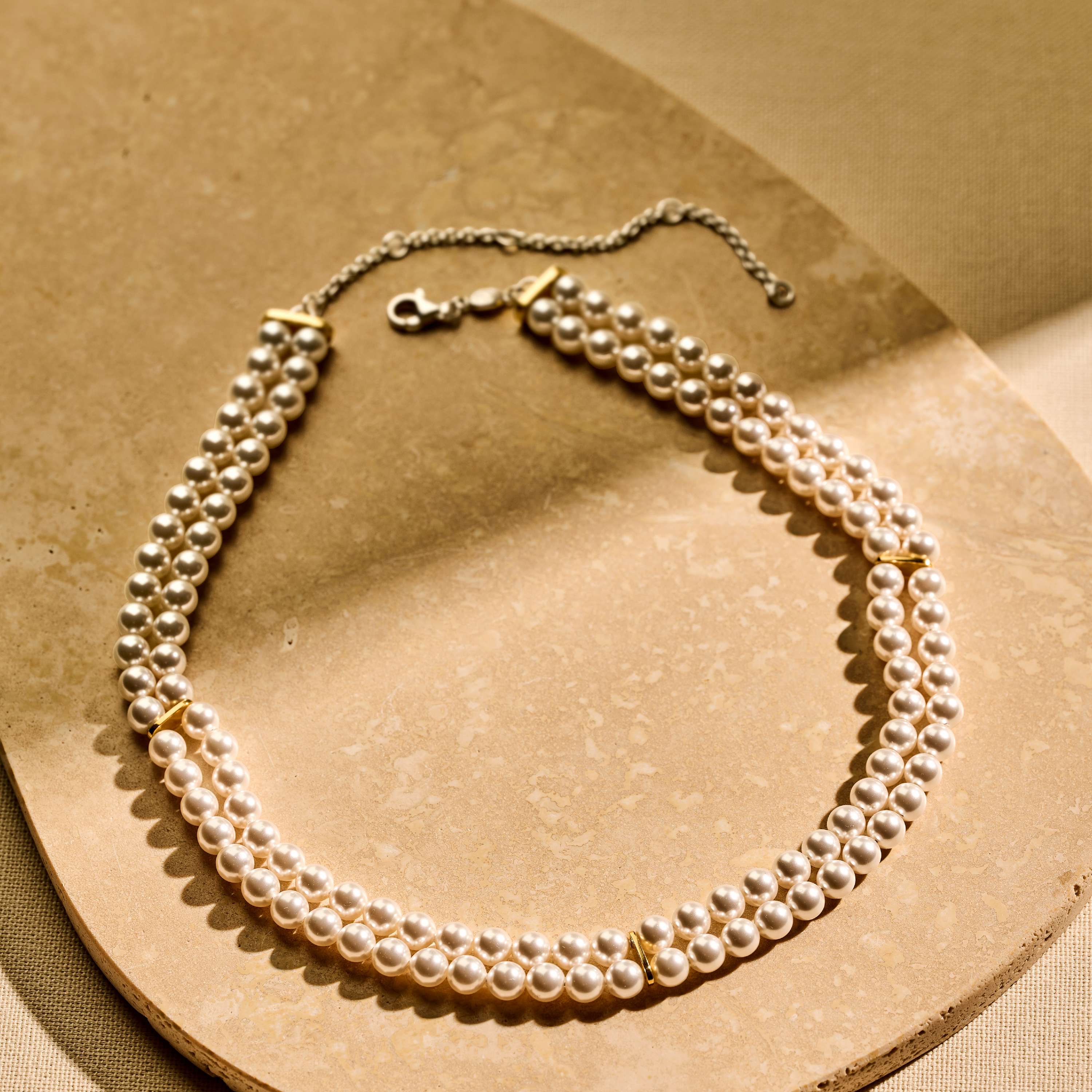 Classic Dubbele Parel Ketting - Image 8