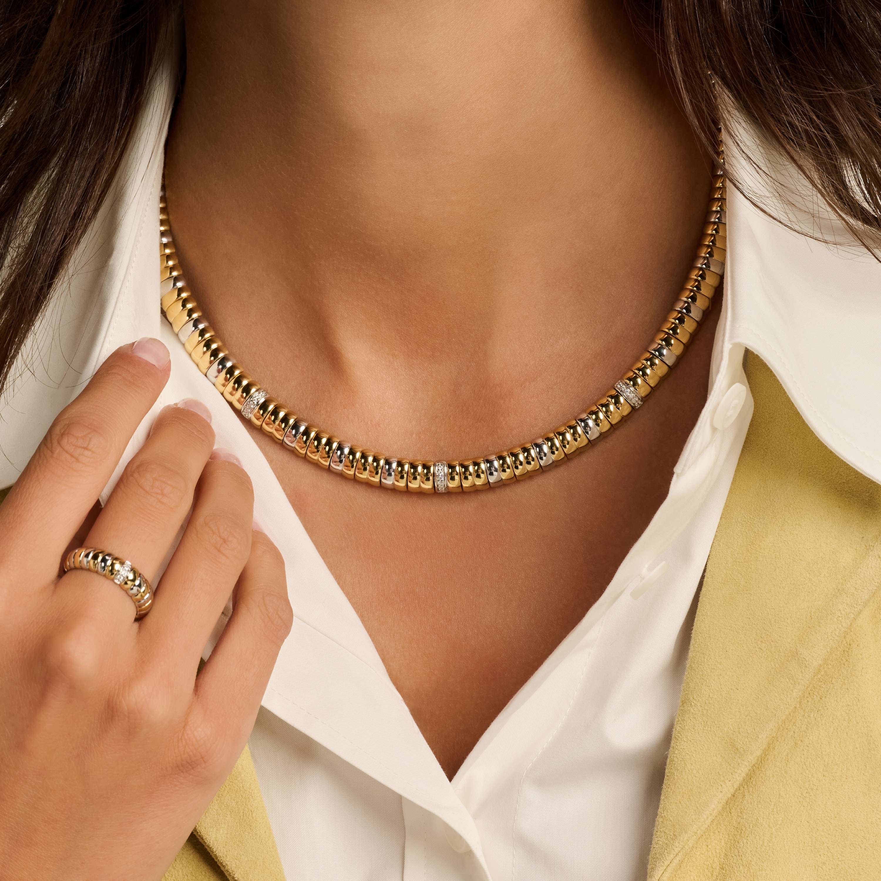 Vintage Bicolor Ketting - Image 6
