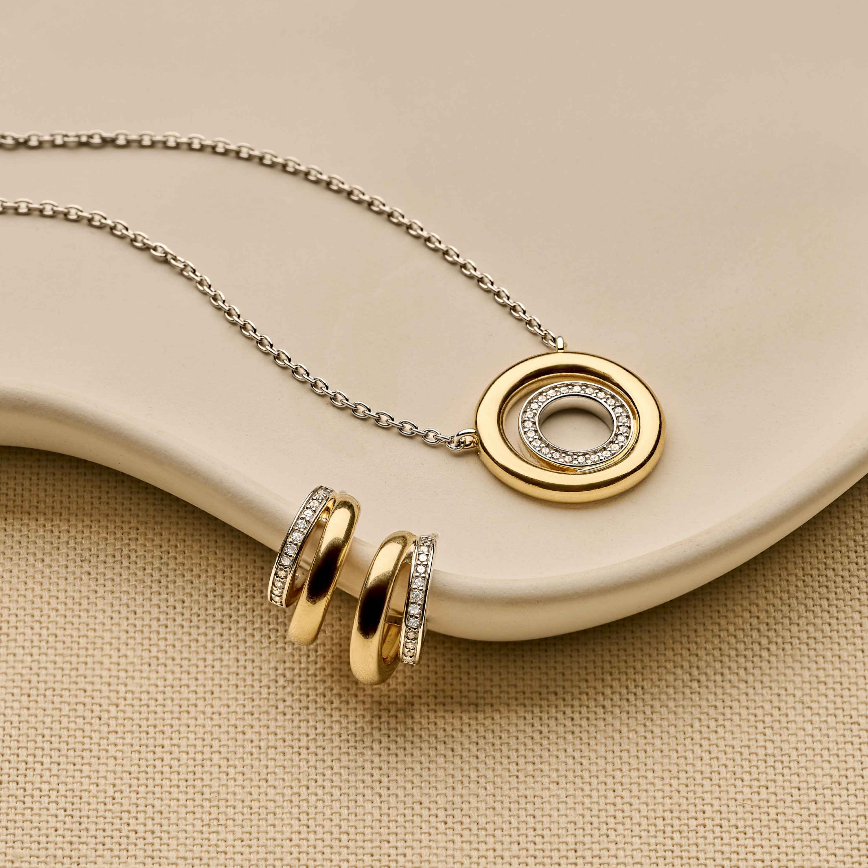 Zirkonia Cirkel Ketting - Image 8