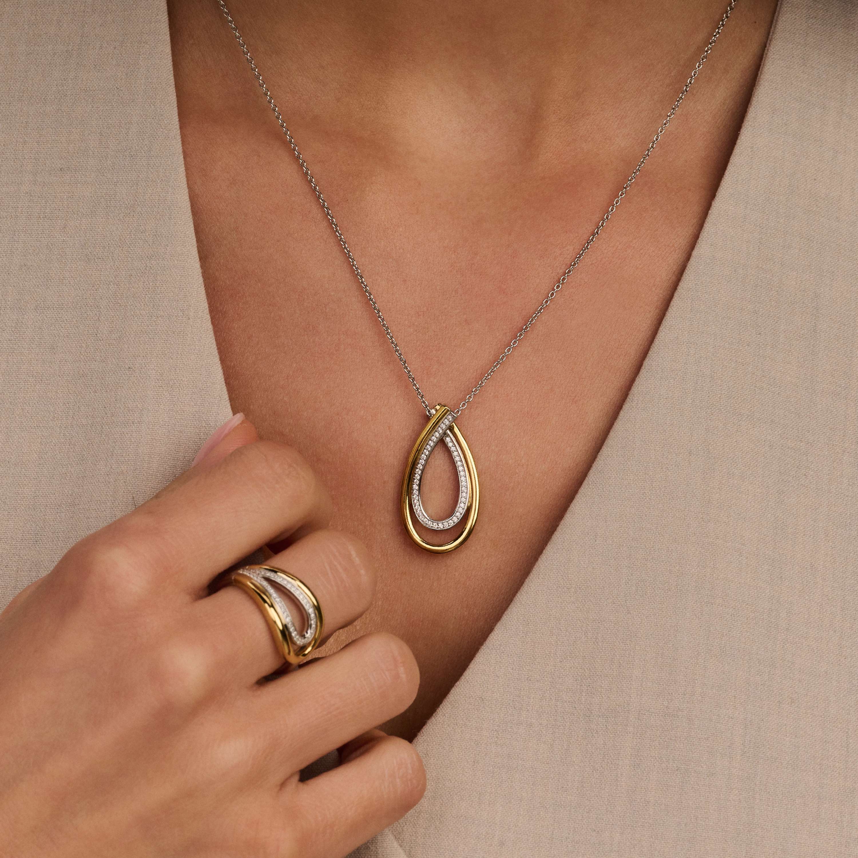 Organic Zirkonia Ketting - Image 6