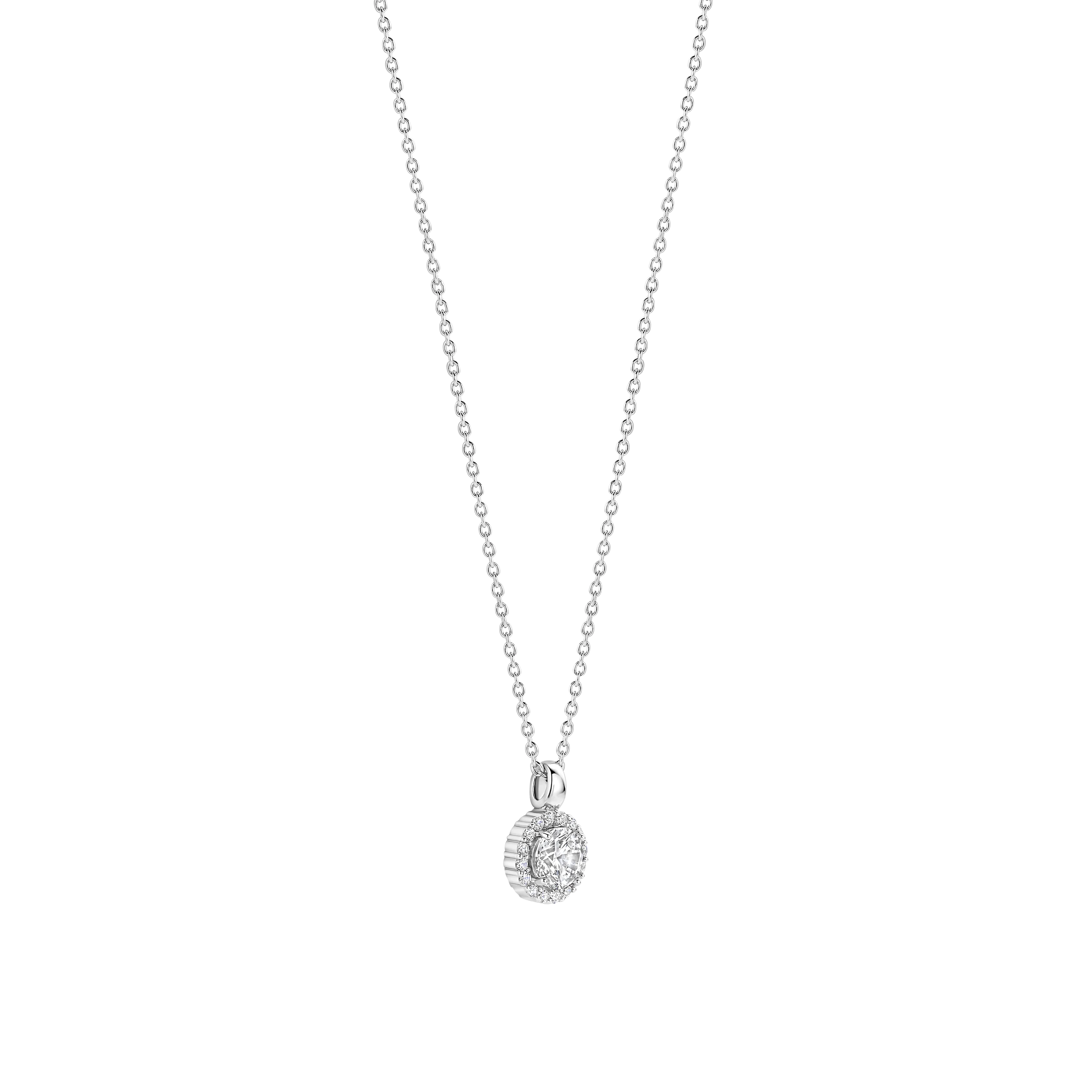 Classic Zirkonia Ketting Rond - Image 2