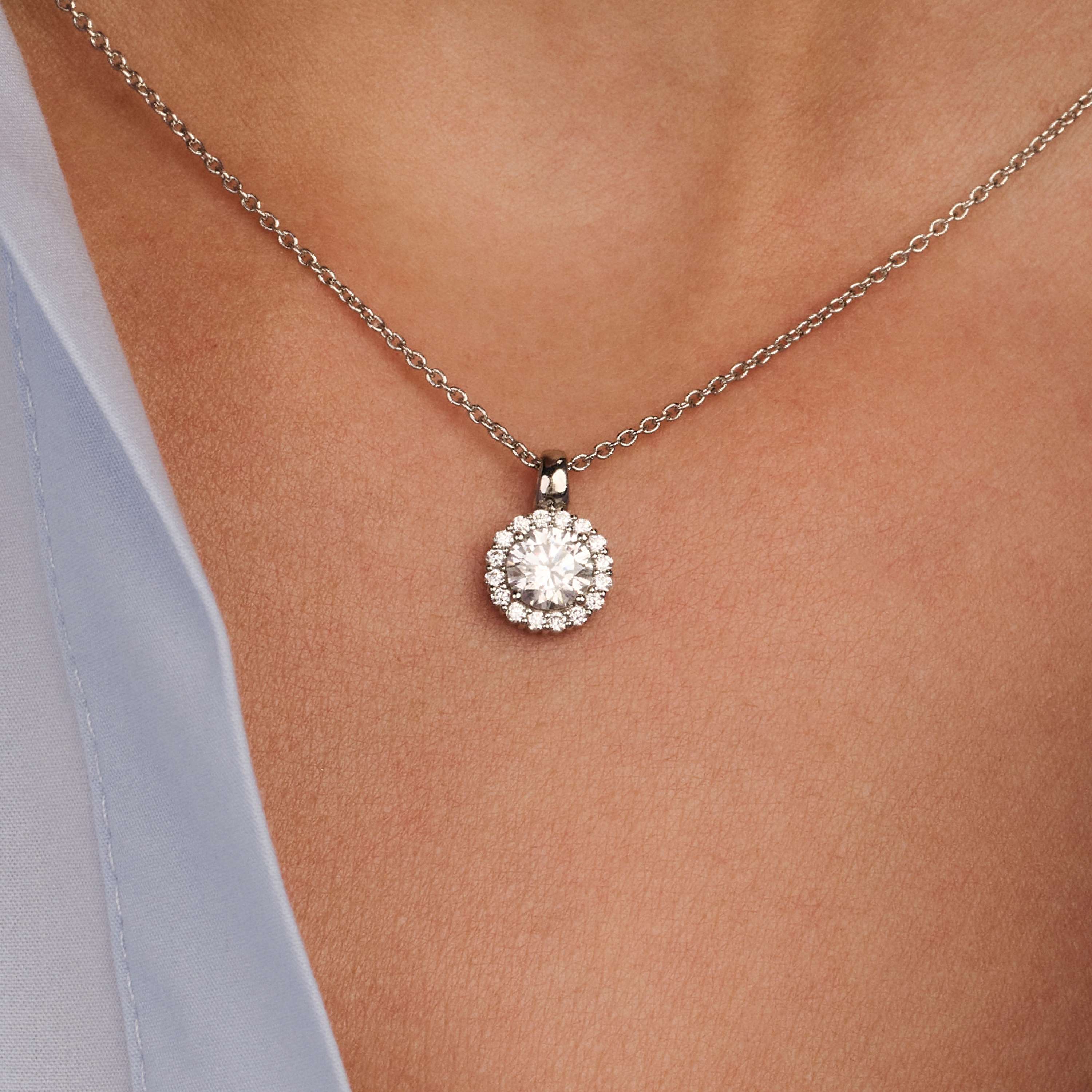 Classic Zirkonia Ketting Rond - Image 7