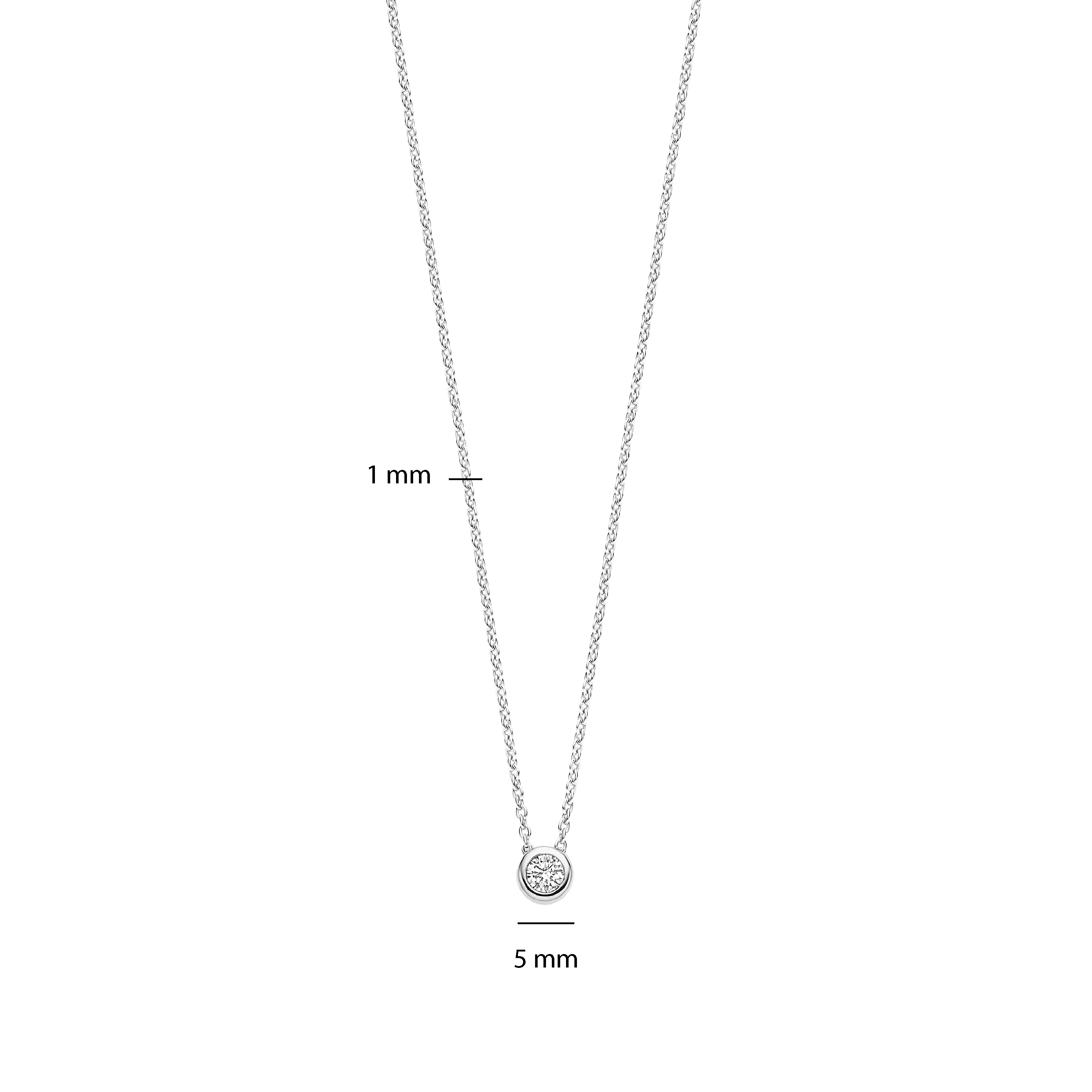 Classic Zirkonia Ketting - Image 4