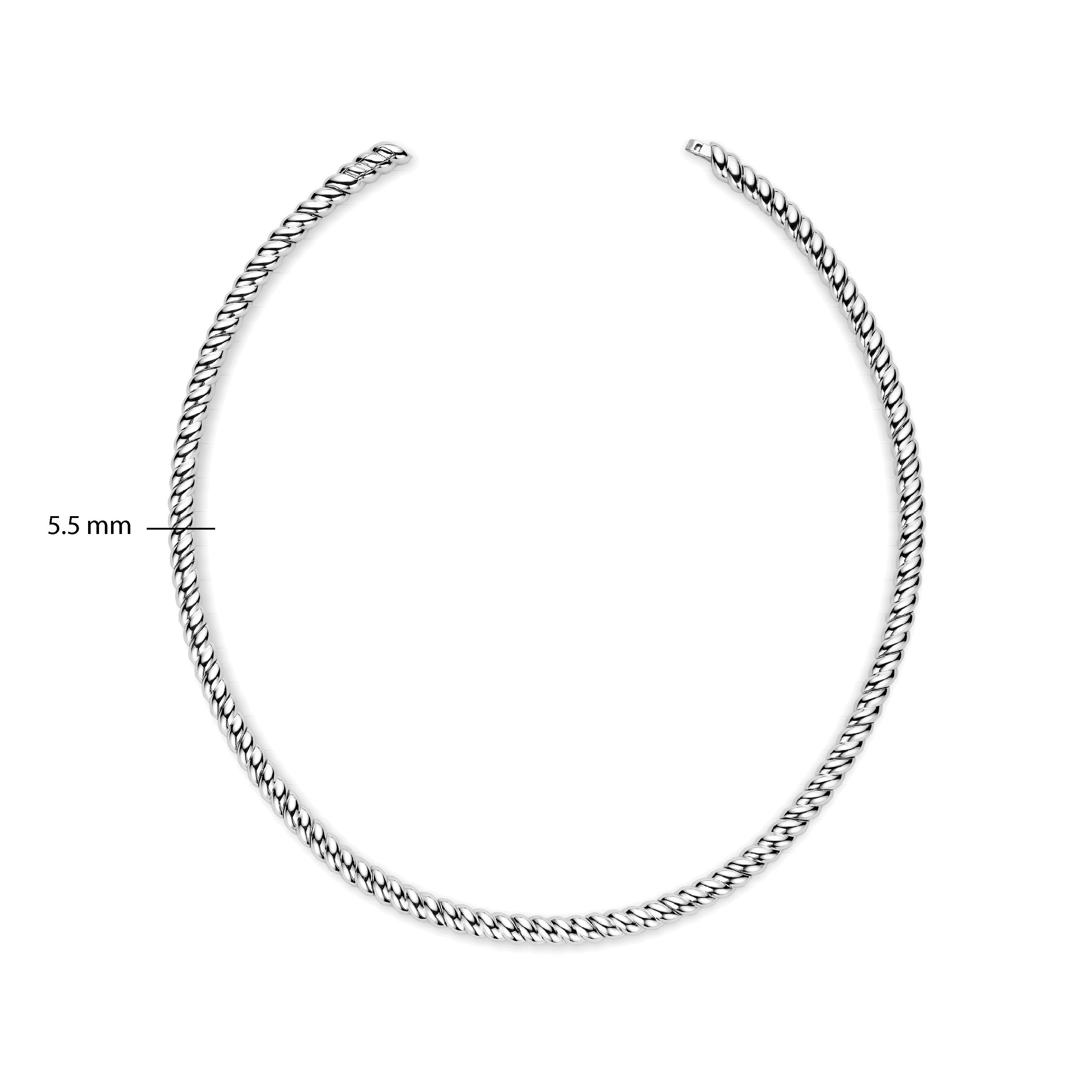 Vintage Geribbelde Ketting - Image 4