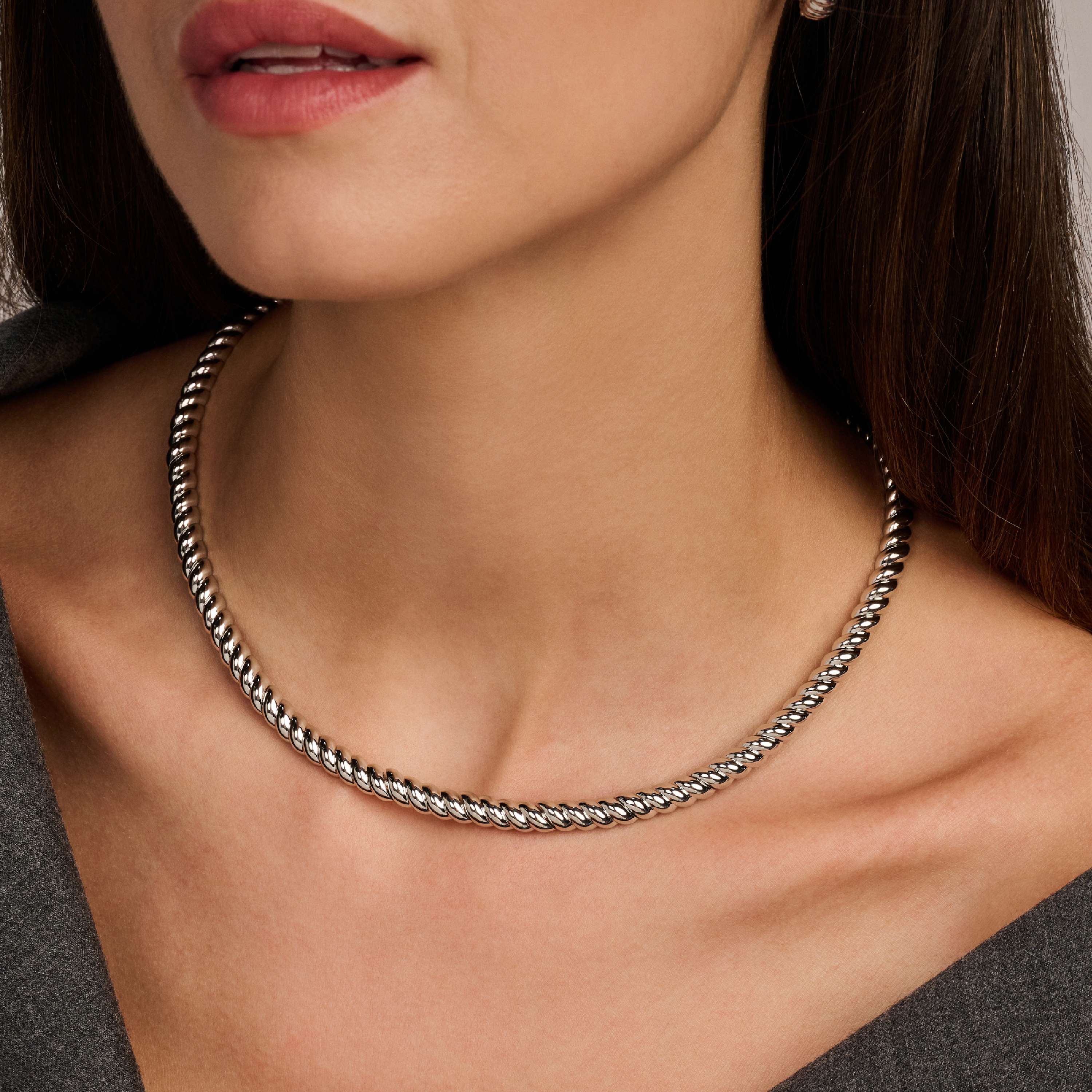 Vintage Geribbelde Ketting - Image 6