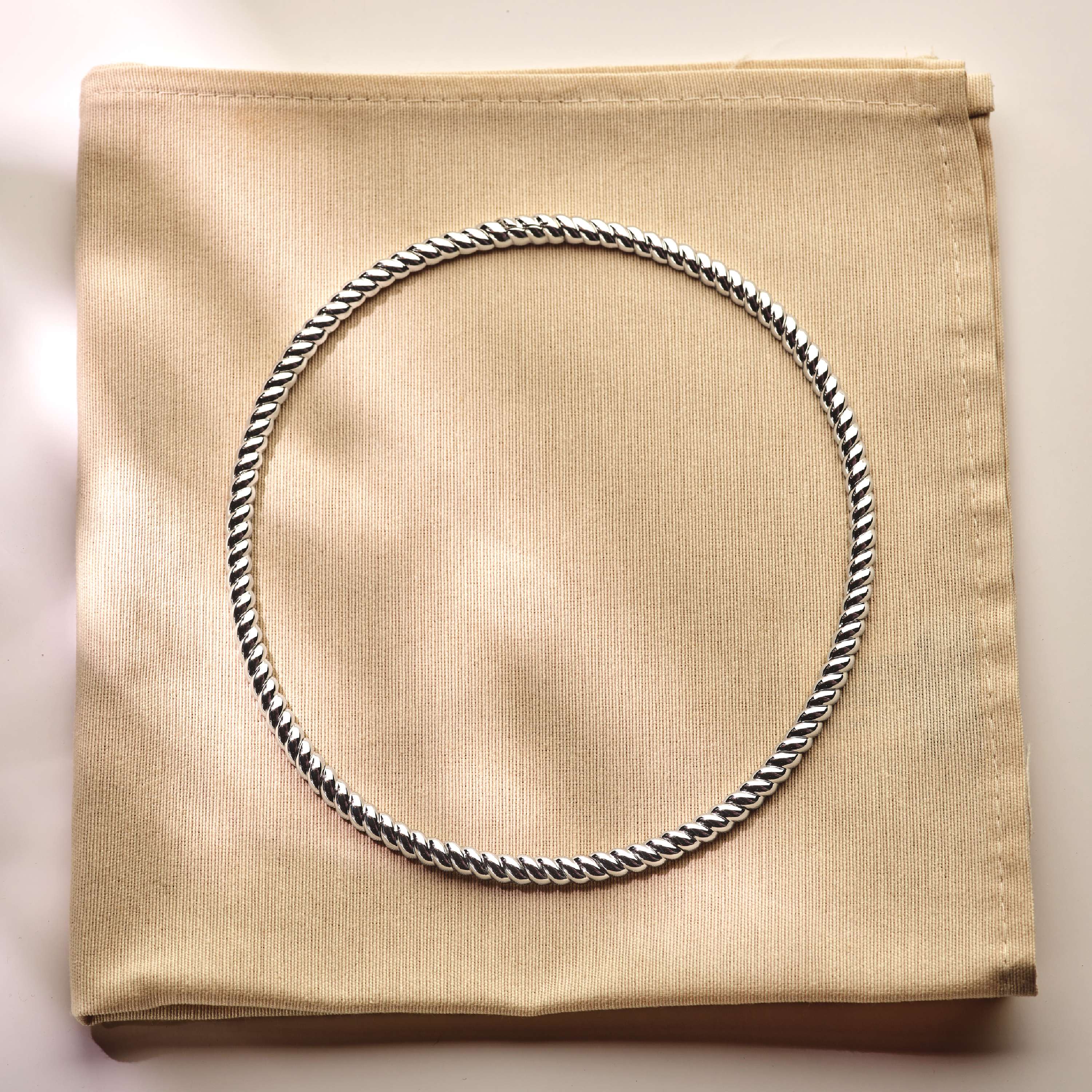 Vintage Geribbelde Ketting - Image 8