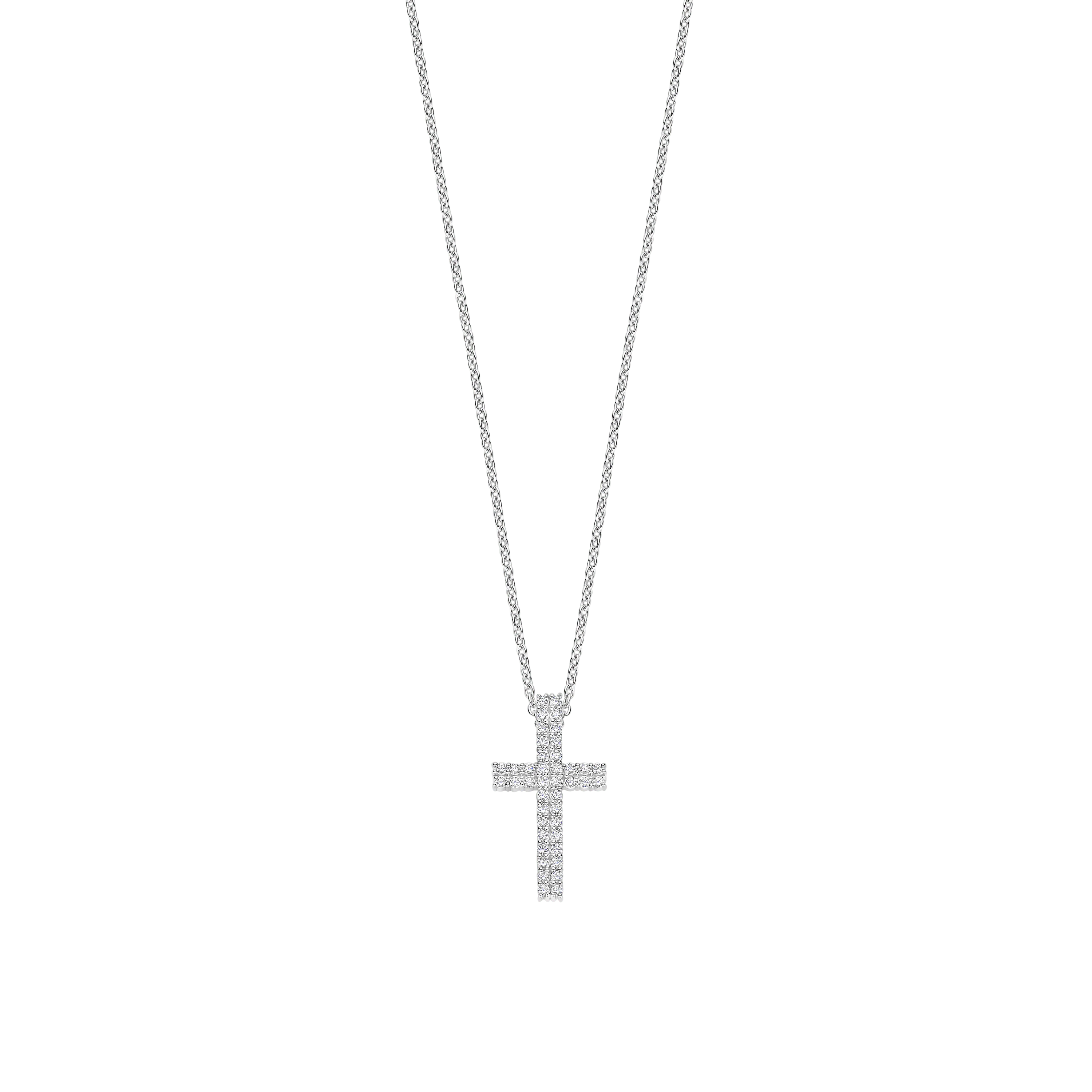 Zirkonia Cross Ketting