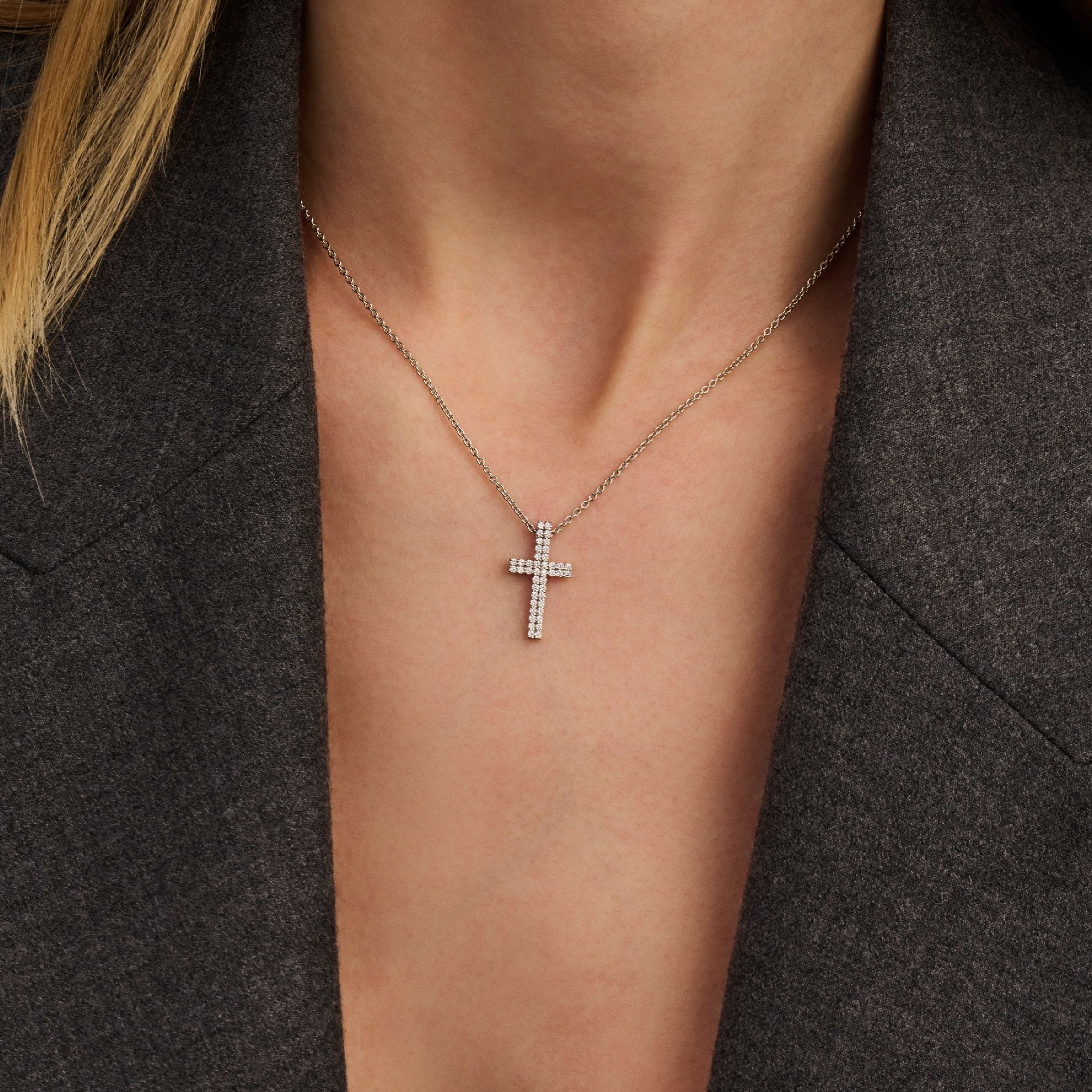 Zirkonia Cross Ketting - Image 6