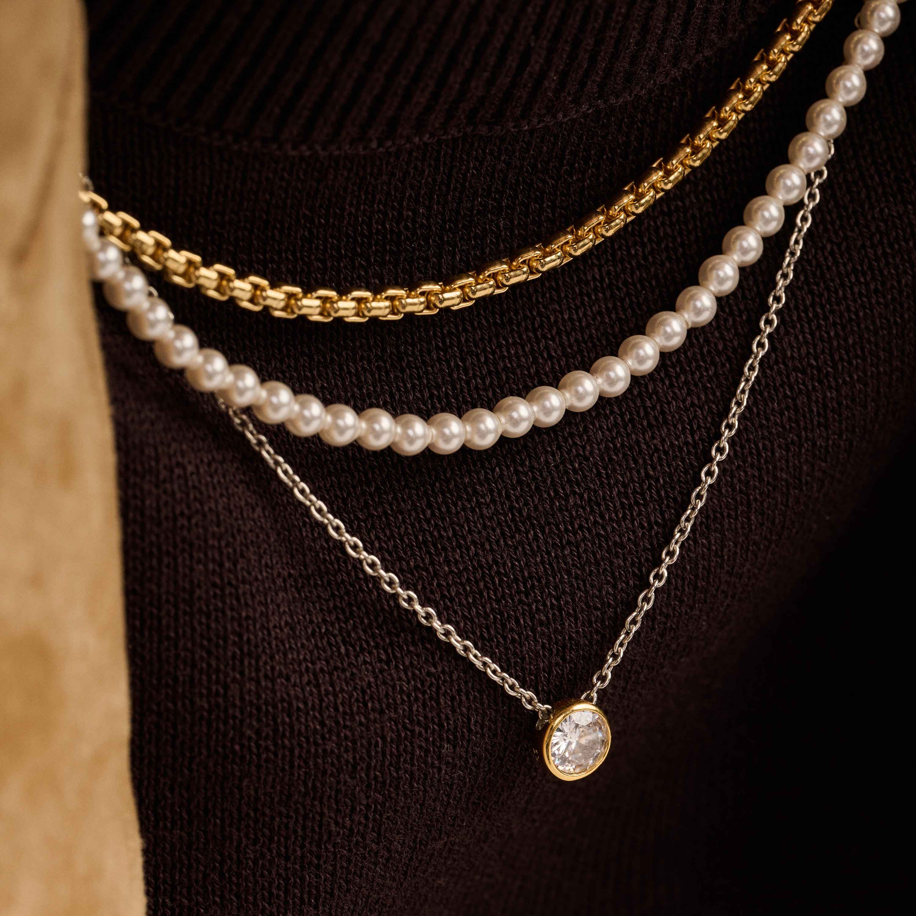 Classic Ronde Zirkonia Ketting - Image 9