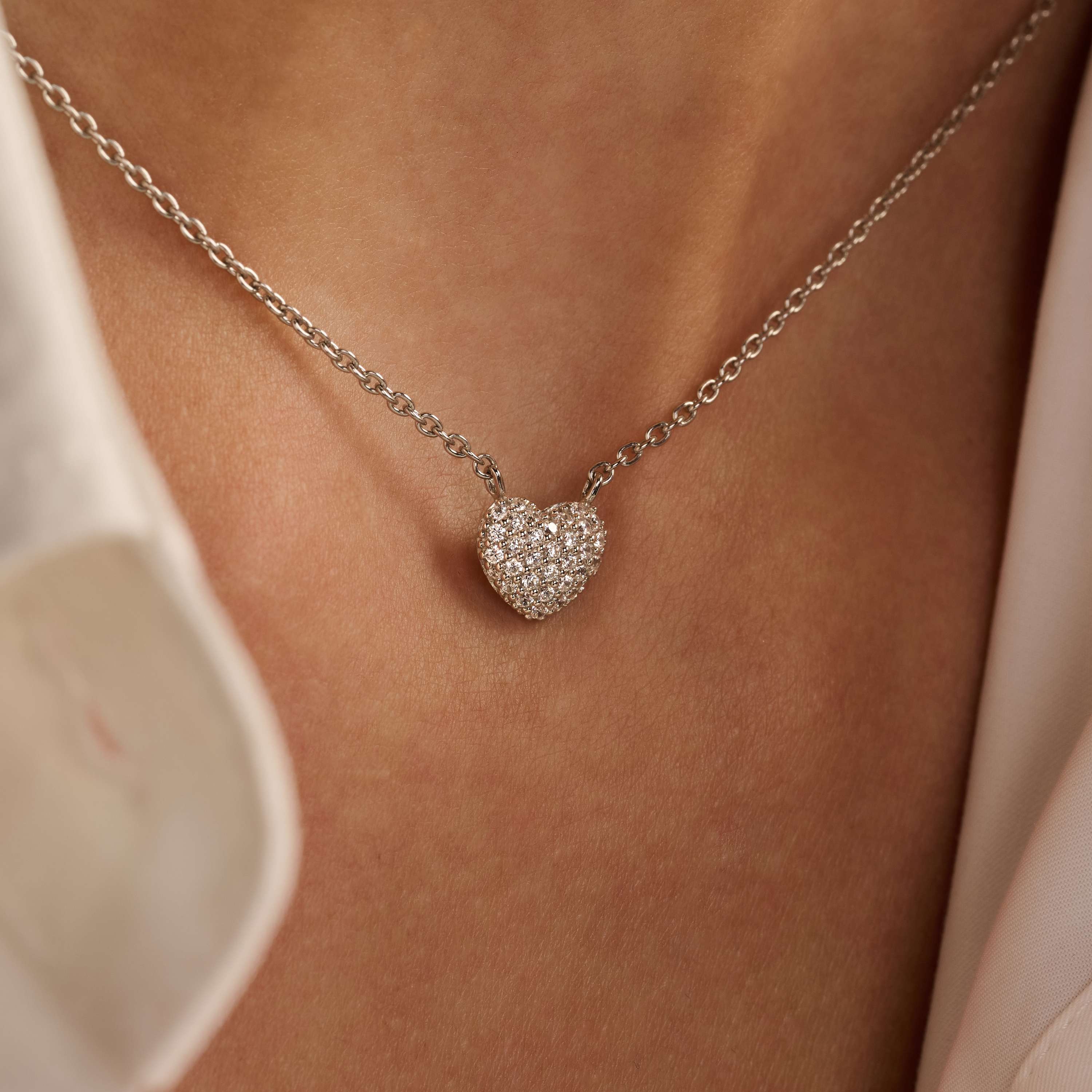 Zirkonia Hartjes Ketting - Image 7