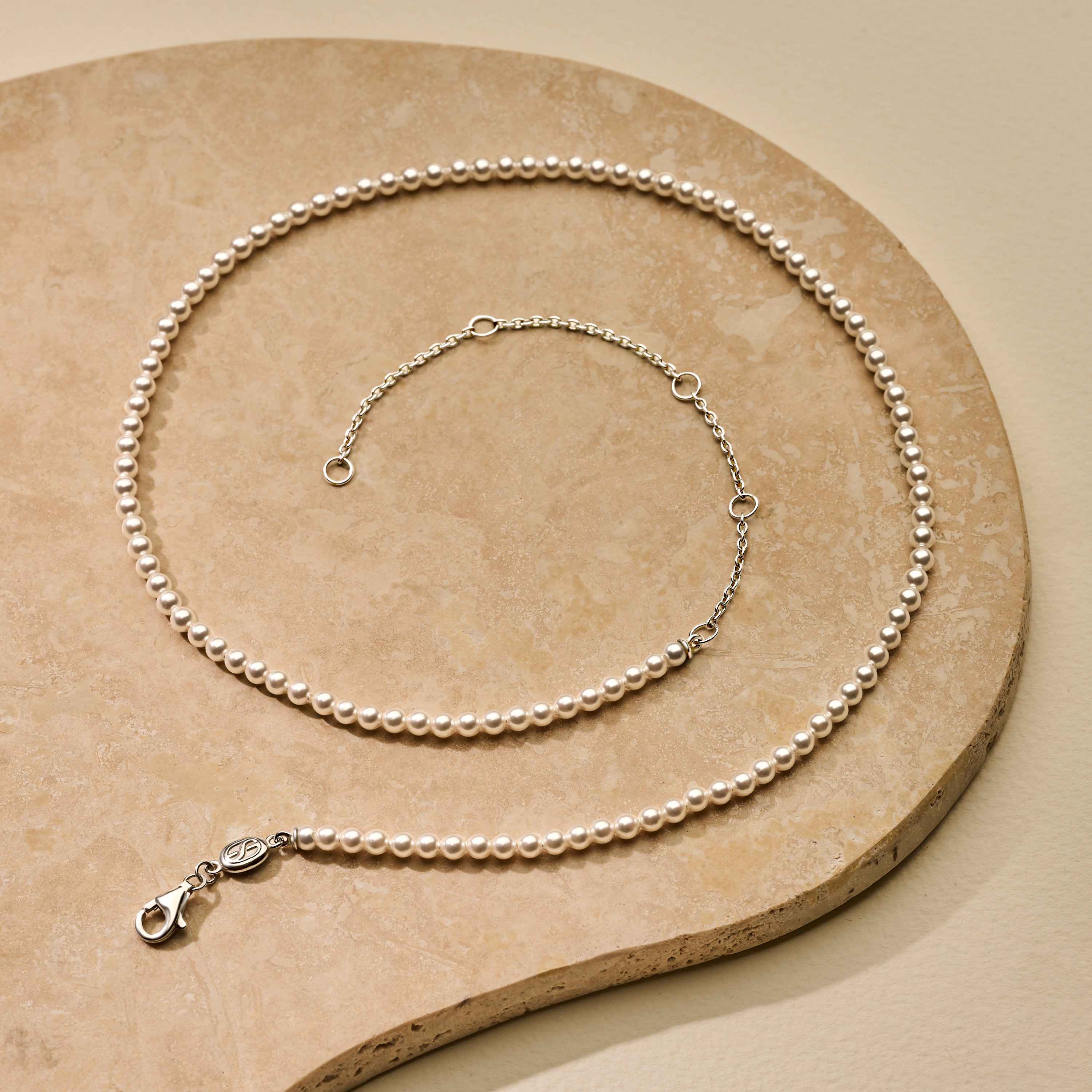 Dunne Parel Ketting - Image 10