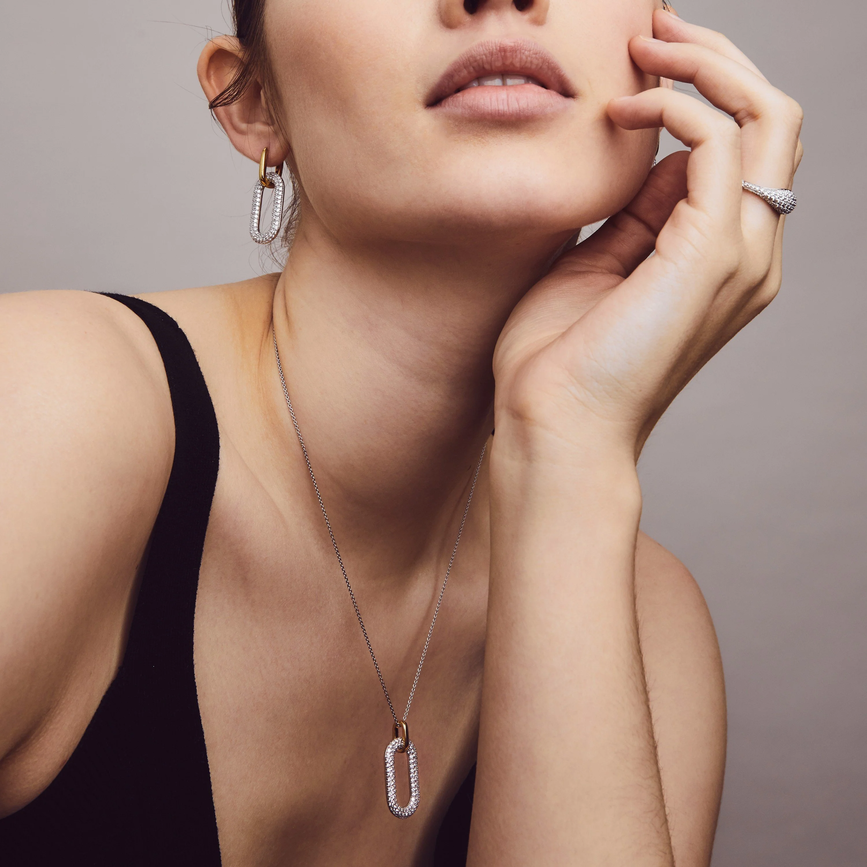 Signature Open Zirkonia Ketting - Image 4