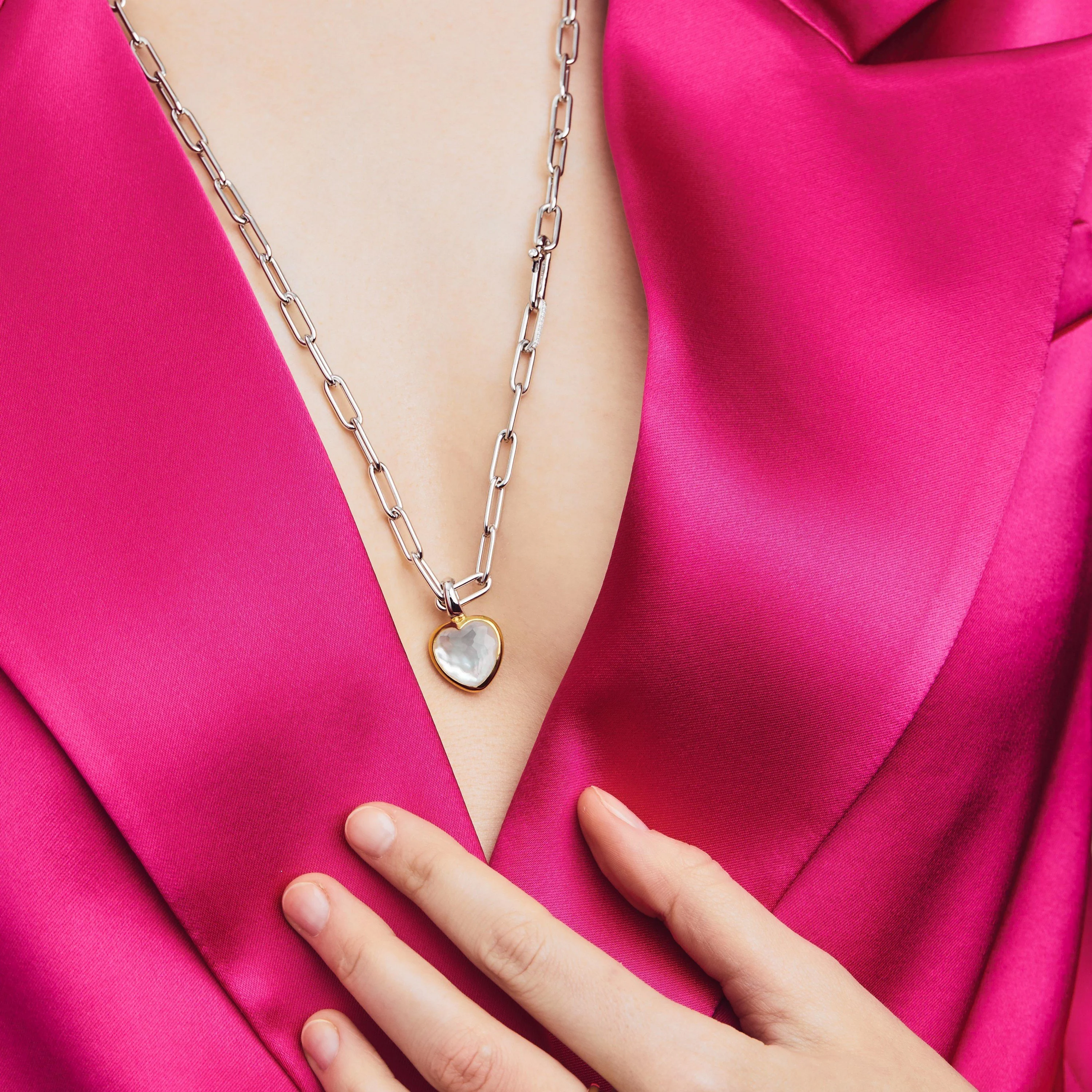 Parel Hartjes Ketting met hanger - Image 3