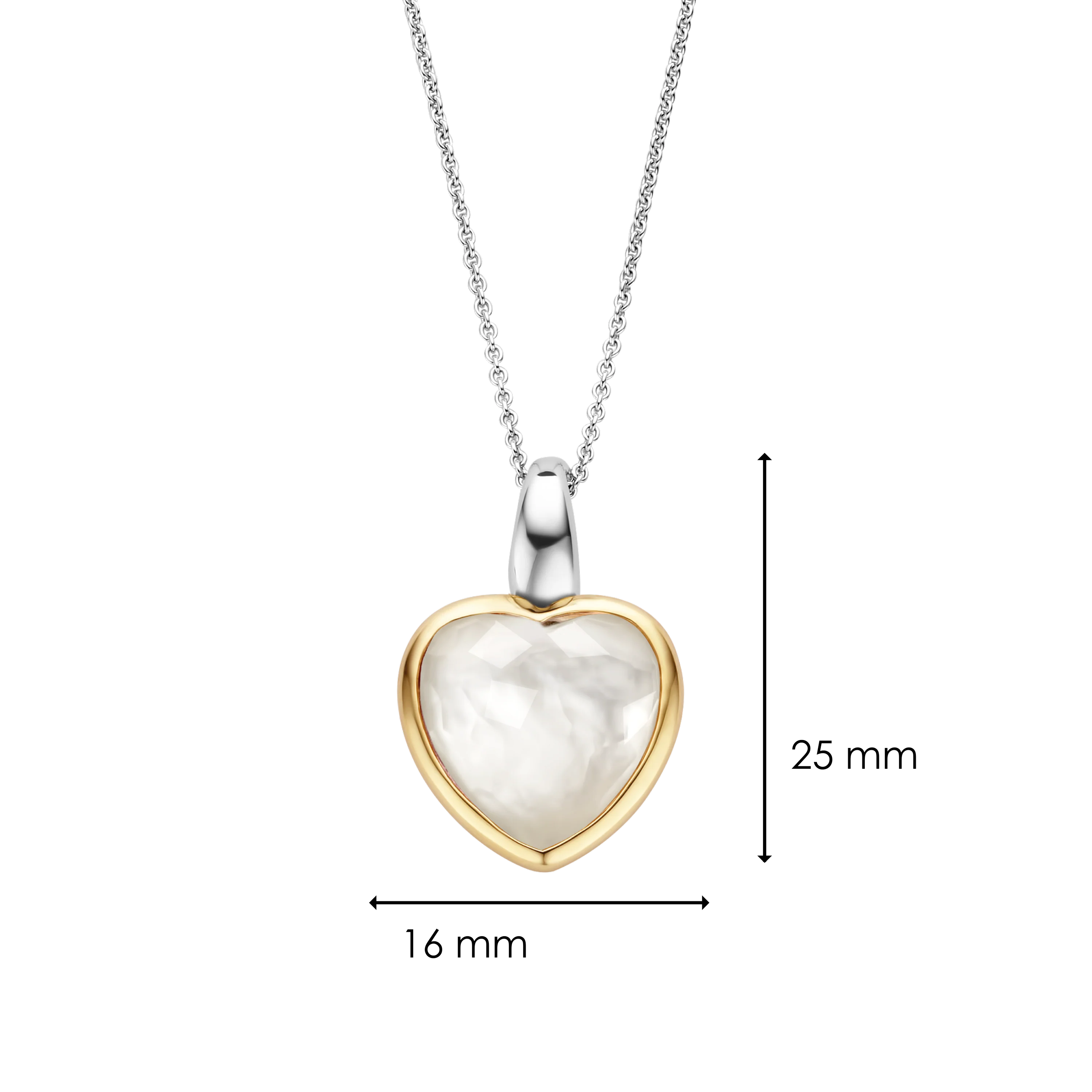 Parel Hartjes Ketting met hanger - Image 4