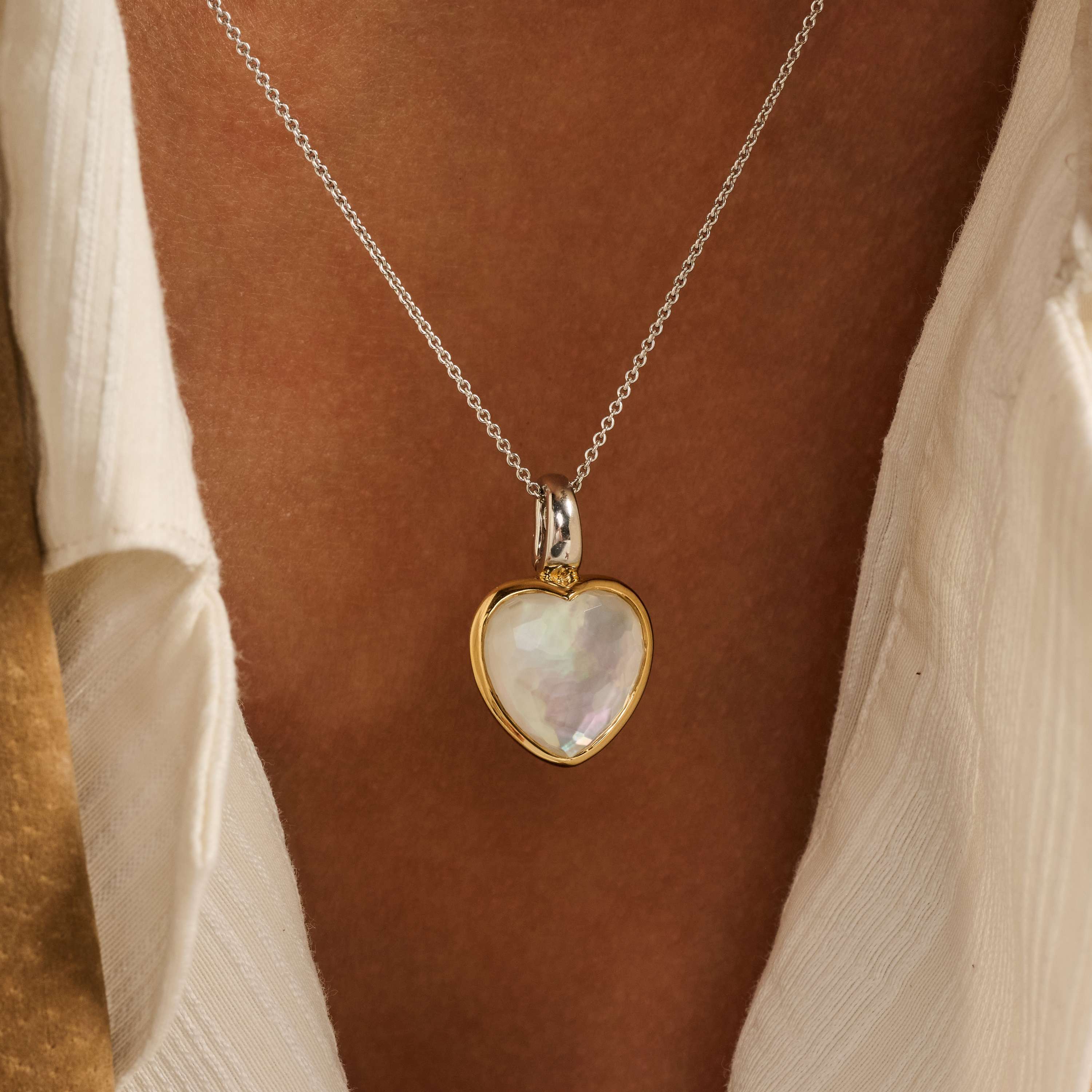 Parel Hartjes Ketting met hanger - Image 7