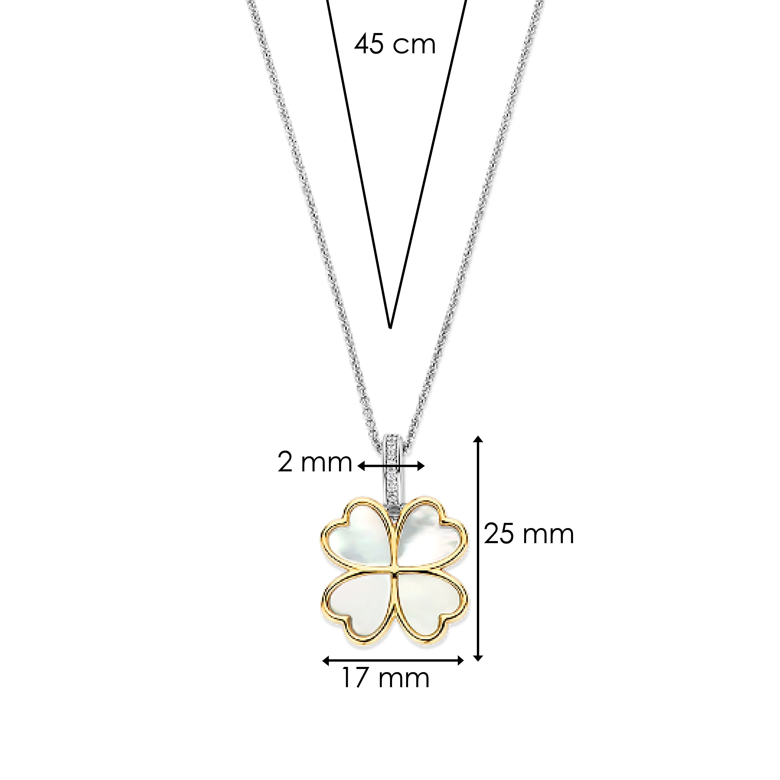 Klaver Ketting met hanger - Image 8