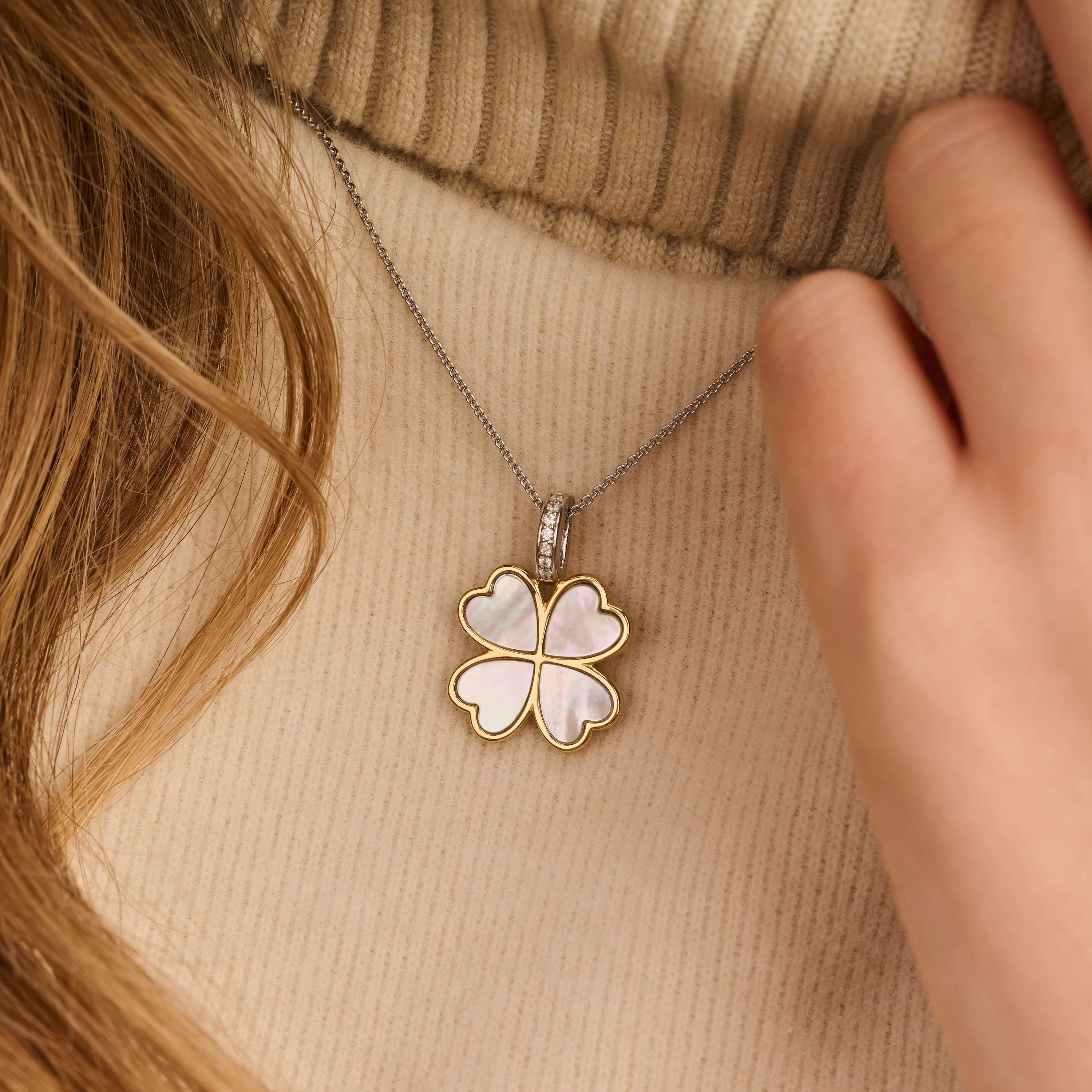 Klaver Ketting met hanger - Image 9