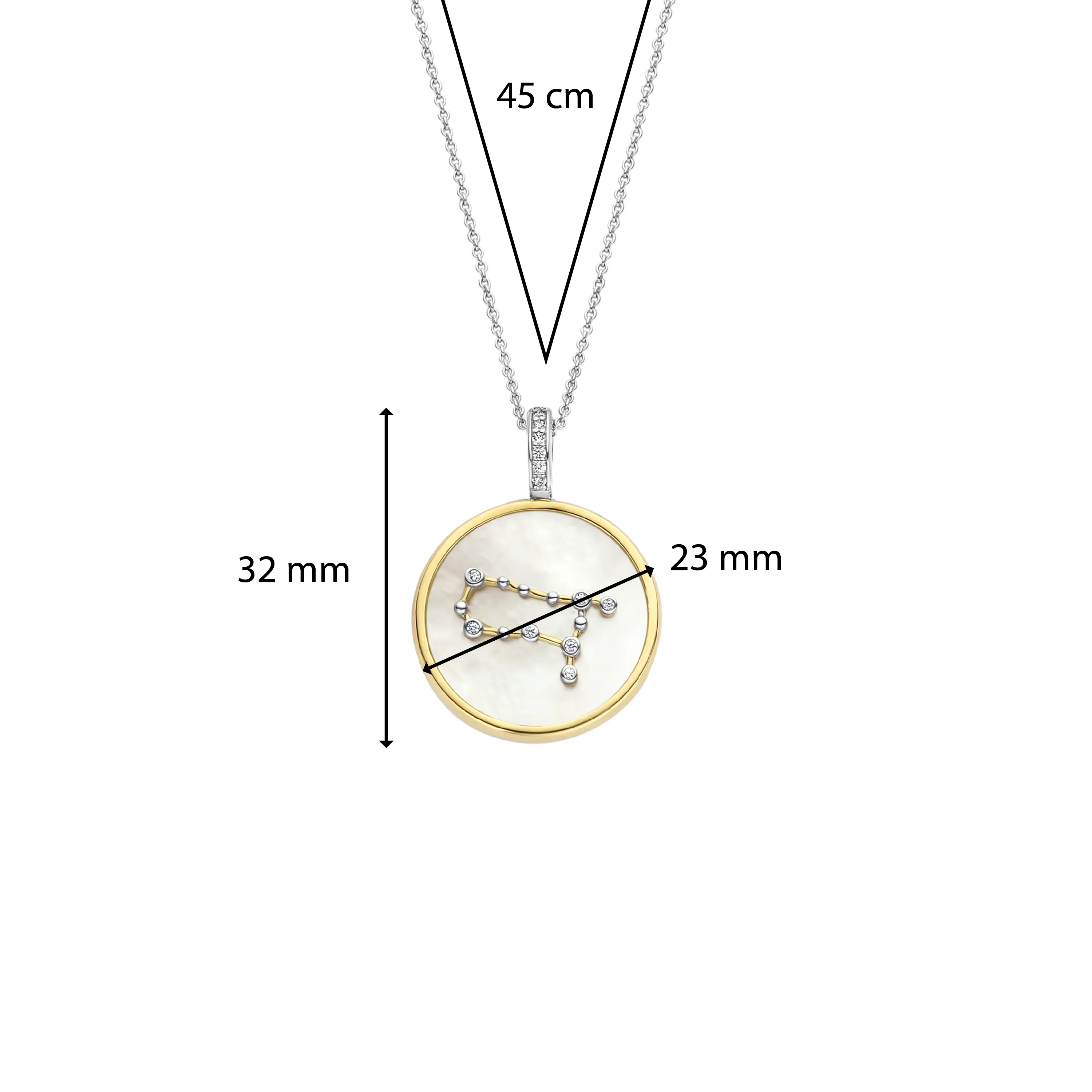Sterrenbeeld Ketting met hanger - Tweelingen - Image 6