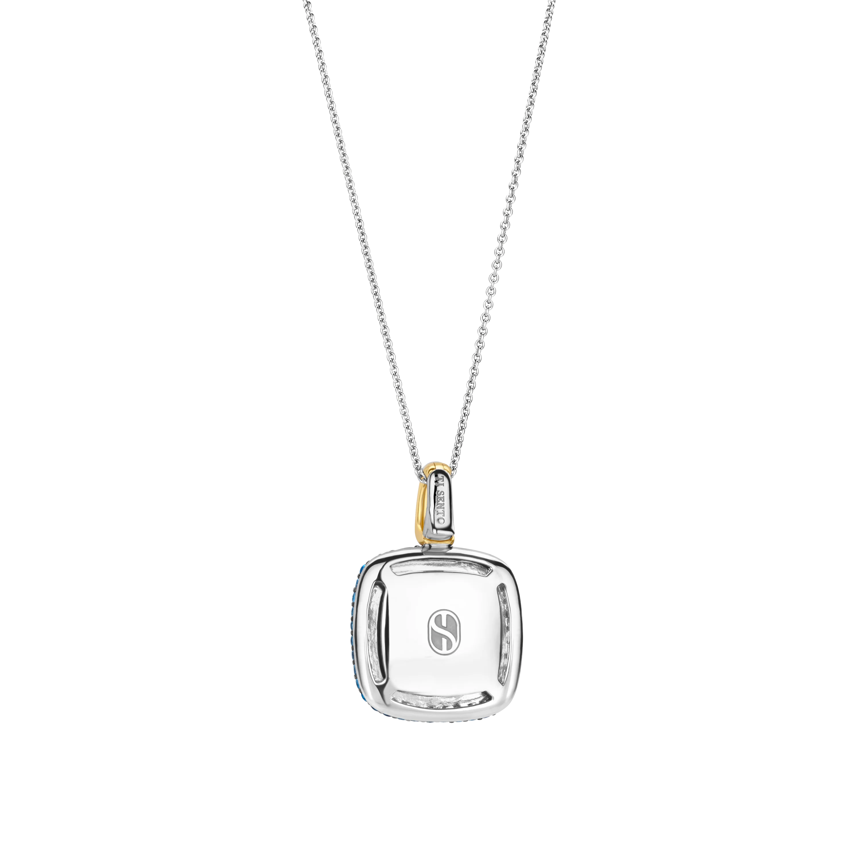 Turqoise Cushion Ketting met hanger - Image 3