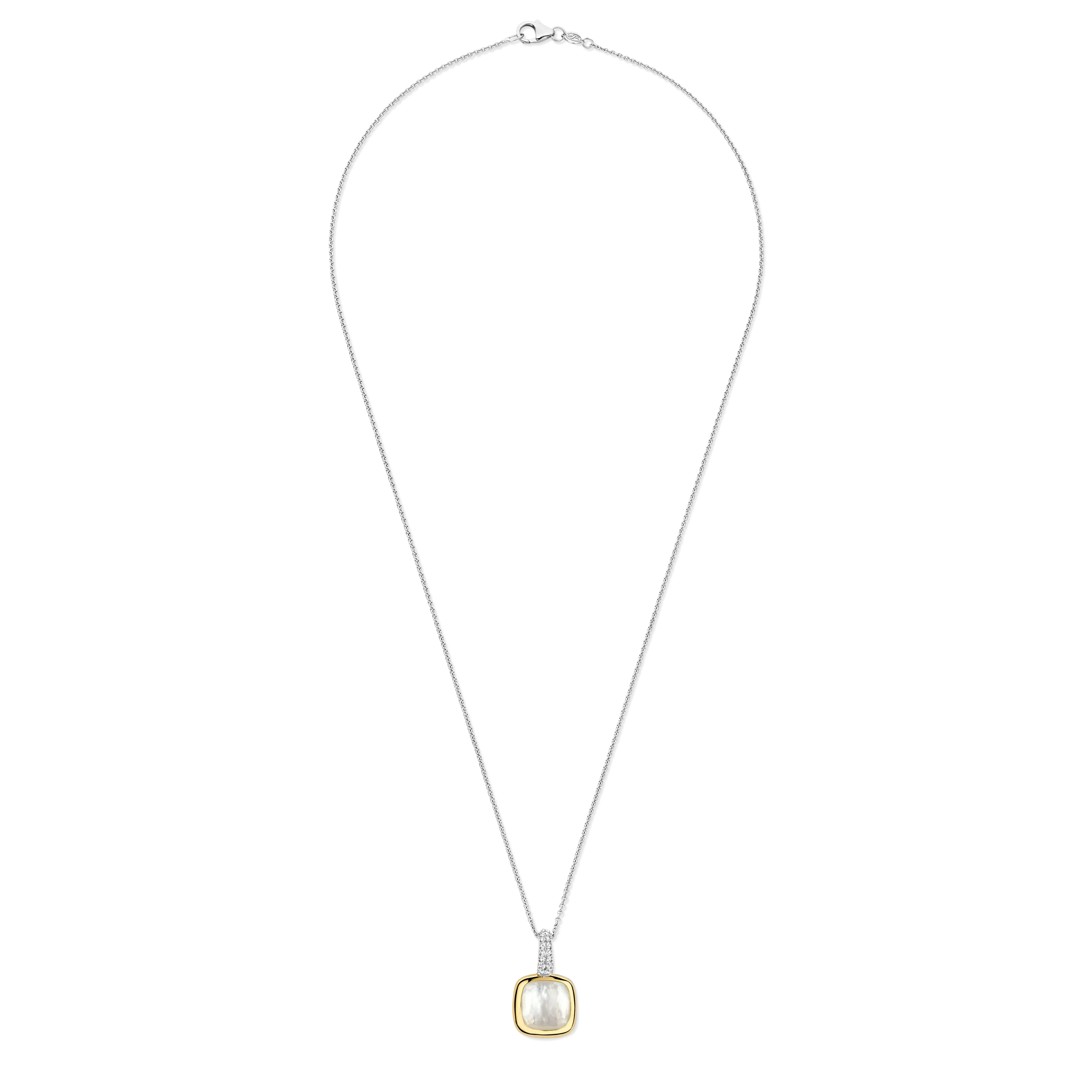 Zirkonia Cushion Parel ketting met hanger - Image 4