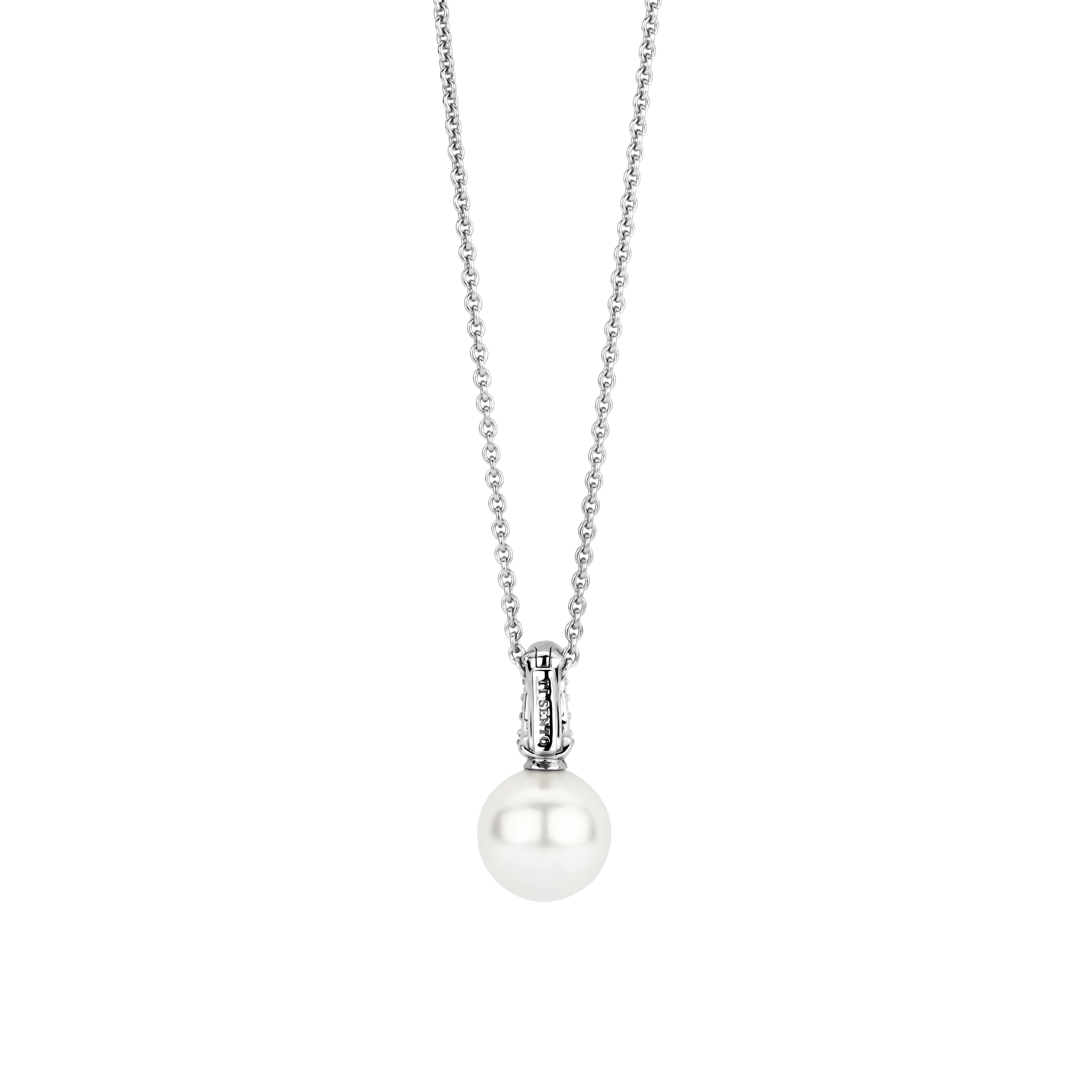 Ketting met Zirkonia Parel hanger 8mm - Image 3