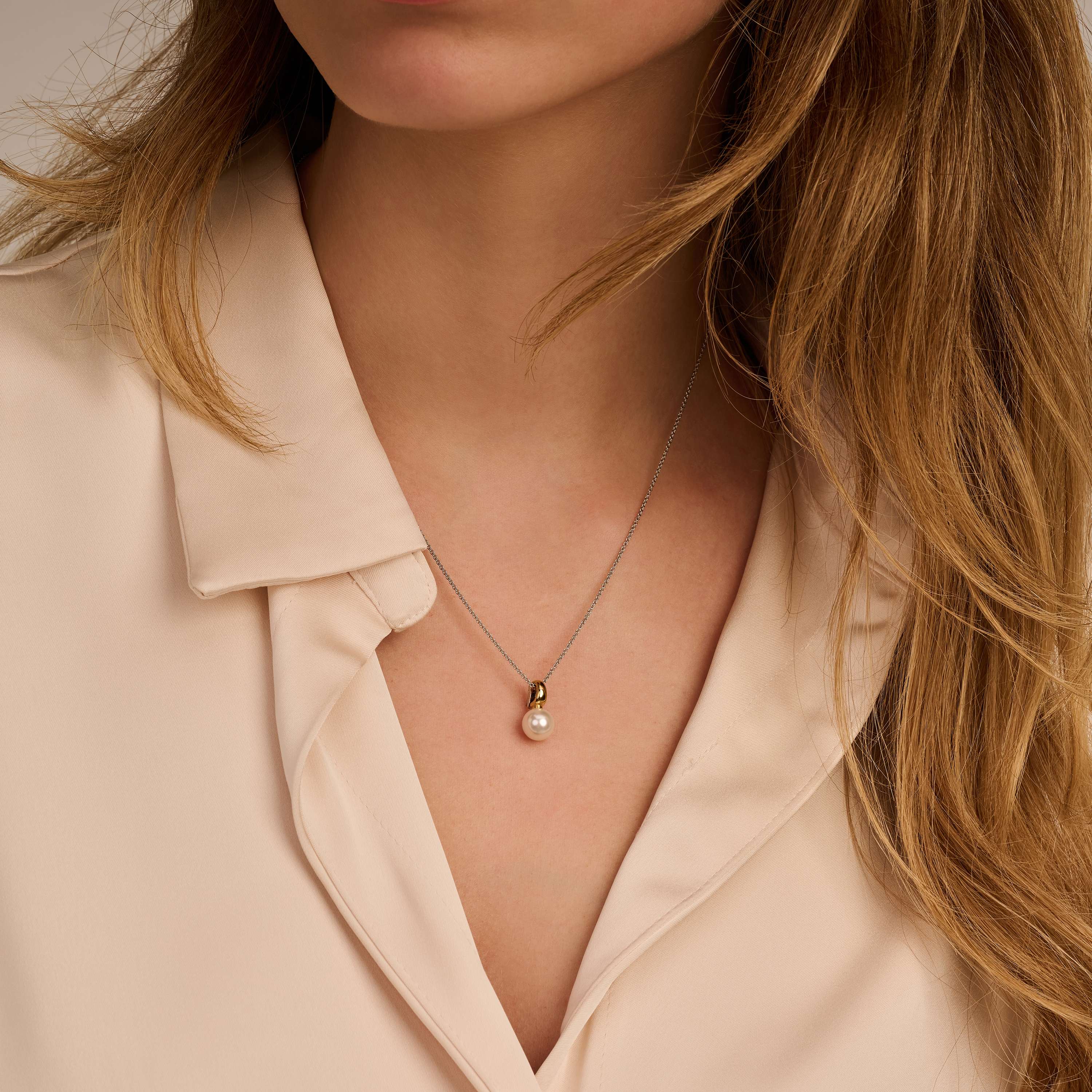 Ketting met Parel hanger 8mm - Image 6